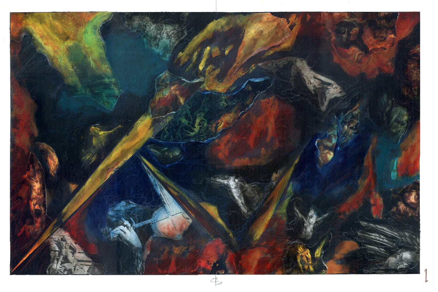 Show Curtain for "The Fiery Angel"