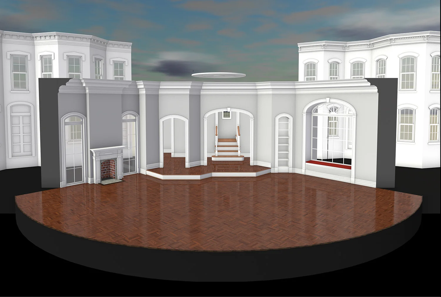 3D Virtual White Model for "City of Conversation" 