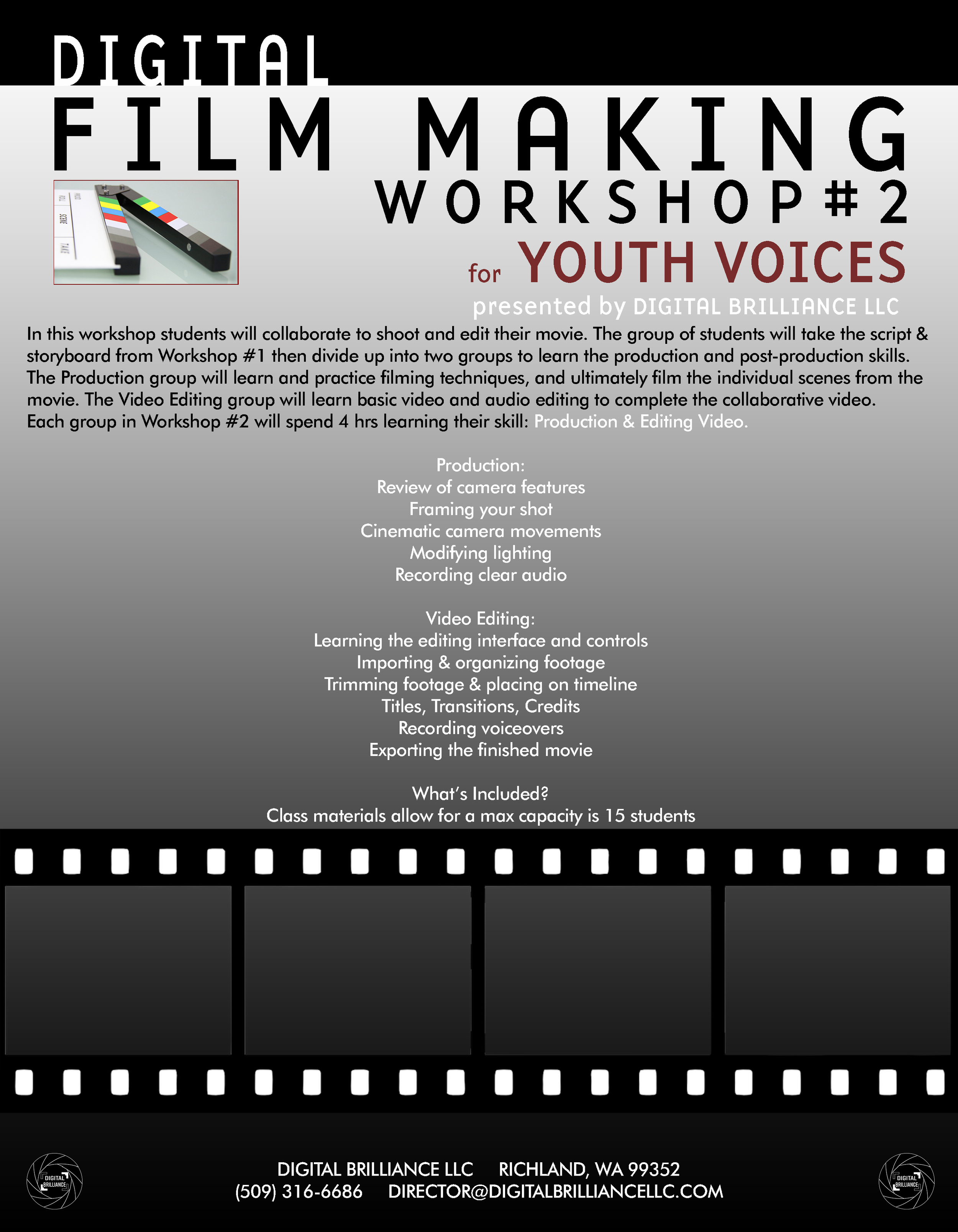 Flyer for workshop #2 - Click to enlarge