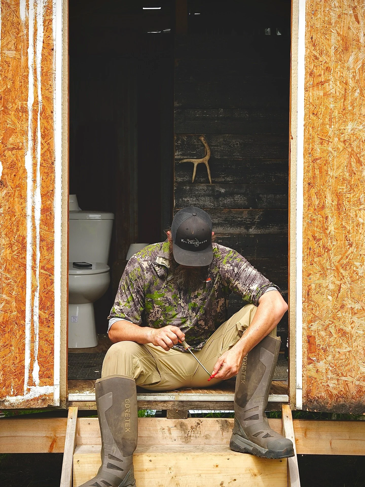 Weekend well spent at the lease: dove hunts in the morning, tools in hand by the afternoon. Got more done on the mini lodge, cooked up some eats, and kept the bath house project rolling.