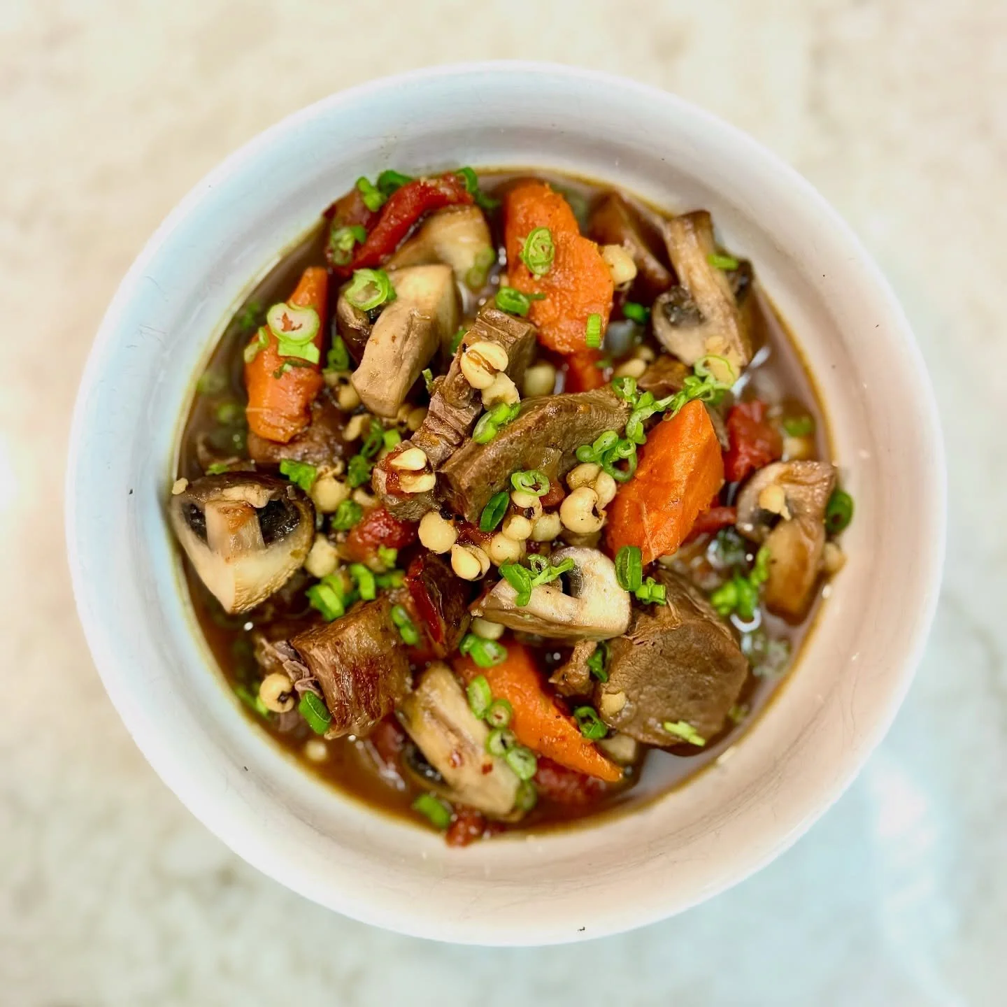 Well since winter finally showed up to North Texas, and I&rsquo;ve got plenty of venison than I&rsquo;ve been making all sorts of things out of. I decided to make a quick venison and barley stew with simple things that I had in the refrigerator alrea