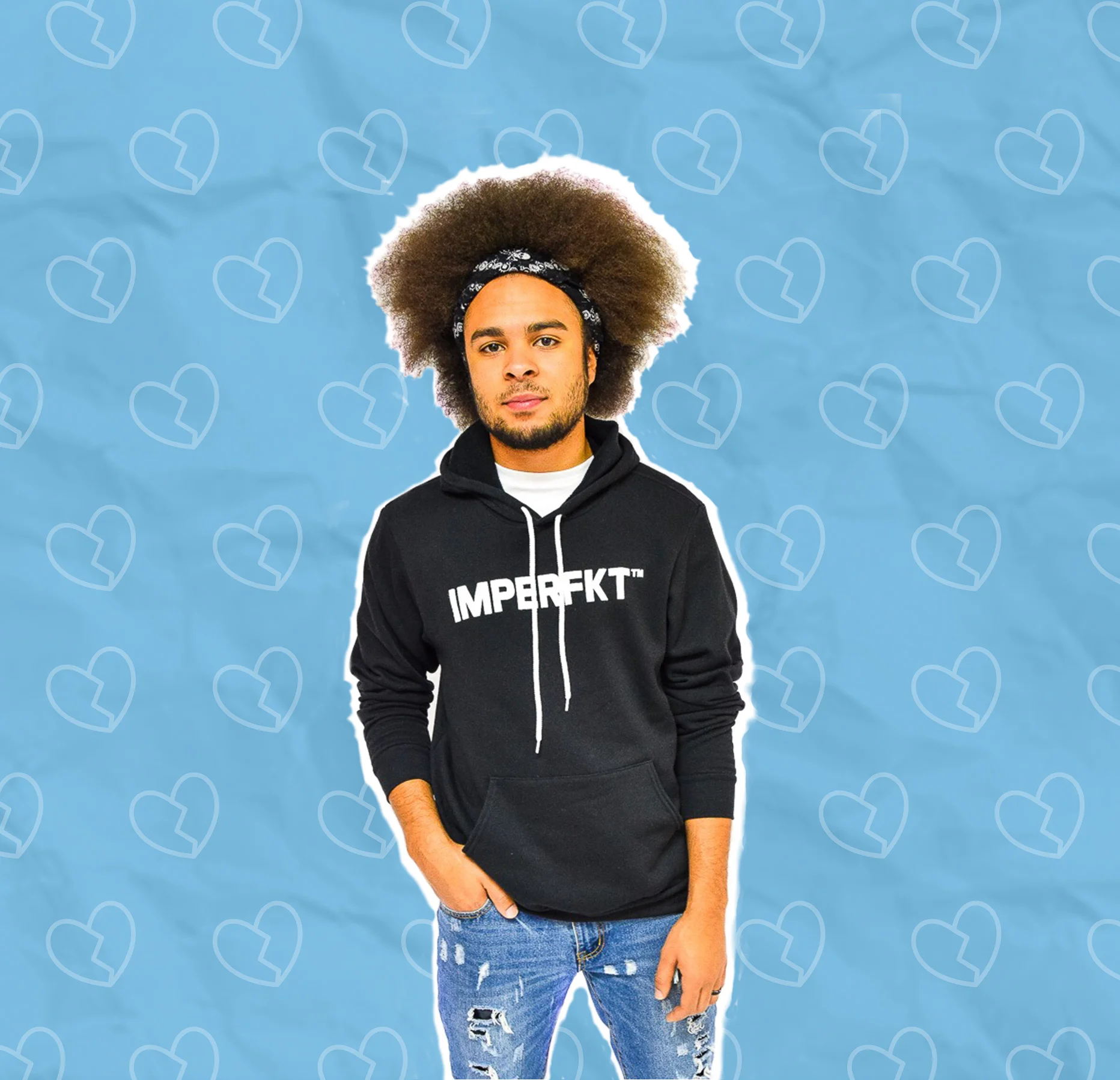 IMPERFKT Unisex Fleece Hoodie