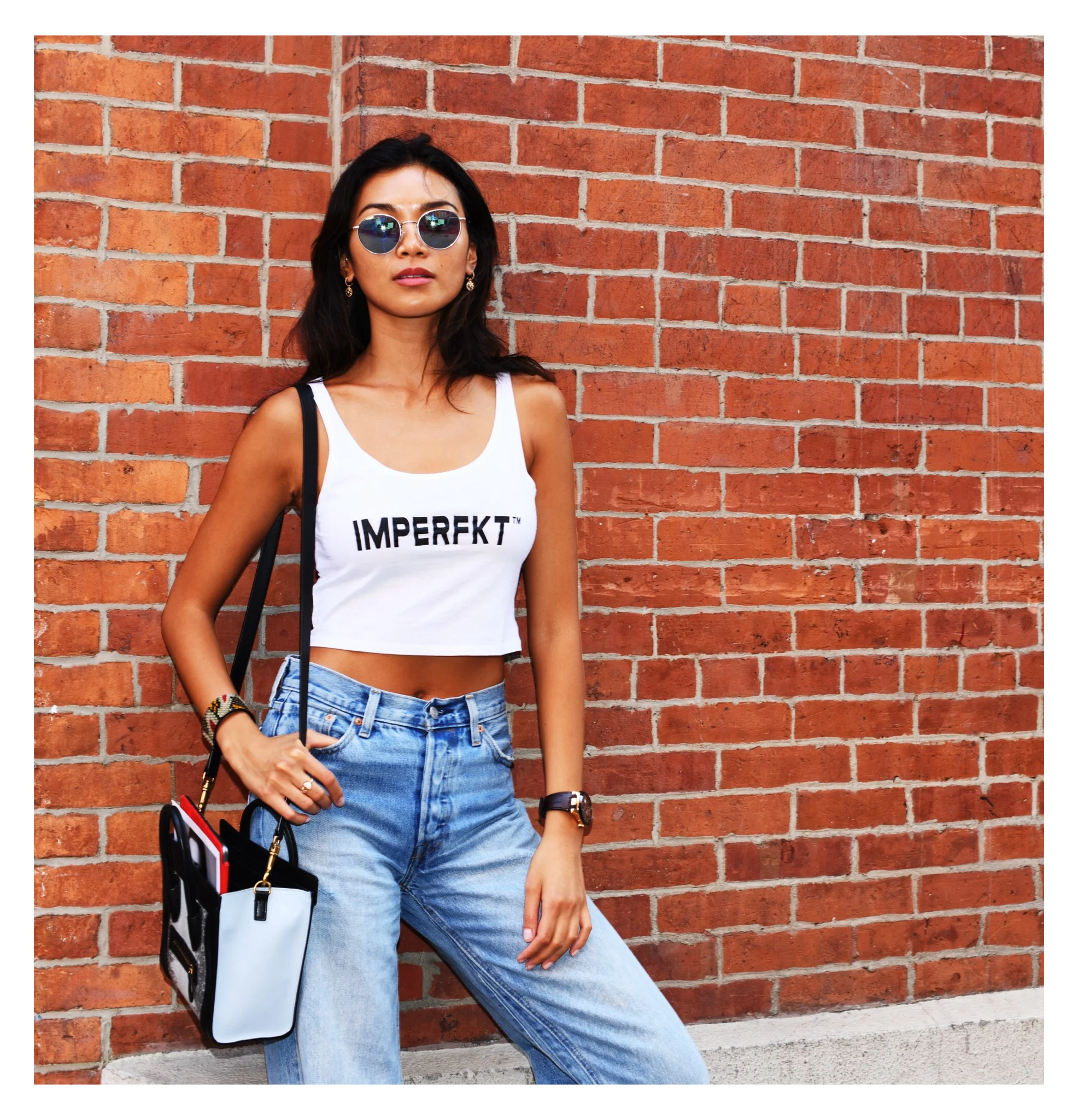 IMPERFKT Cropped Tank
