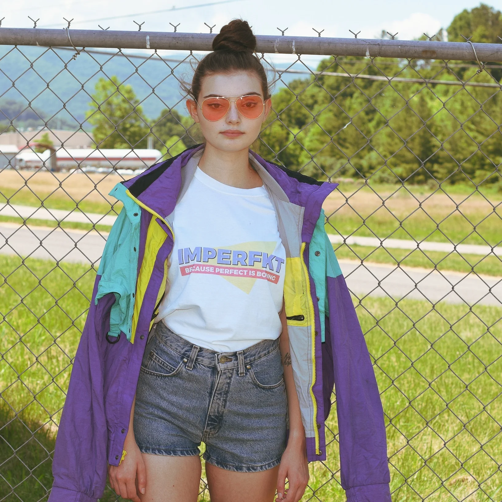 90's IMPERFKT Because Perfect is Boring Unisex Tee