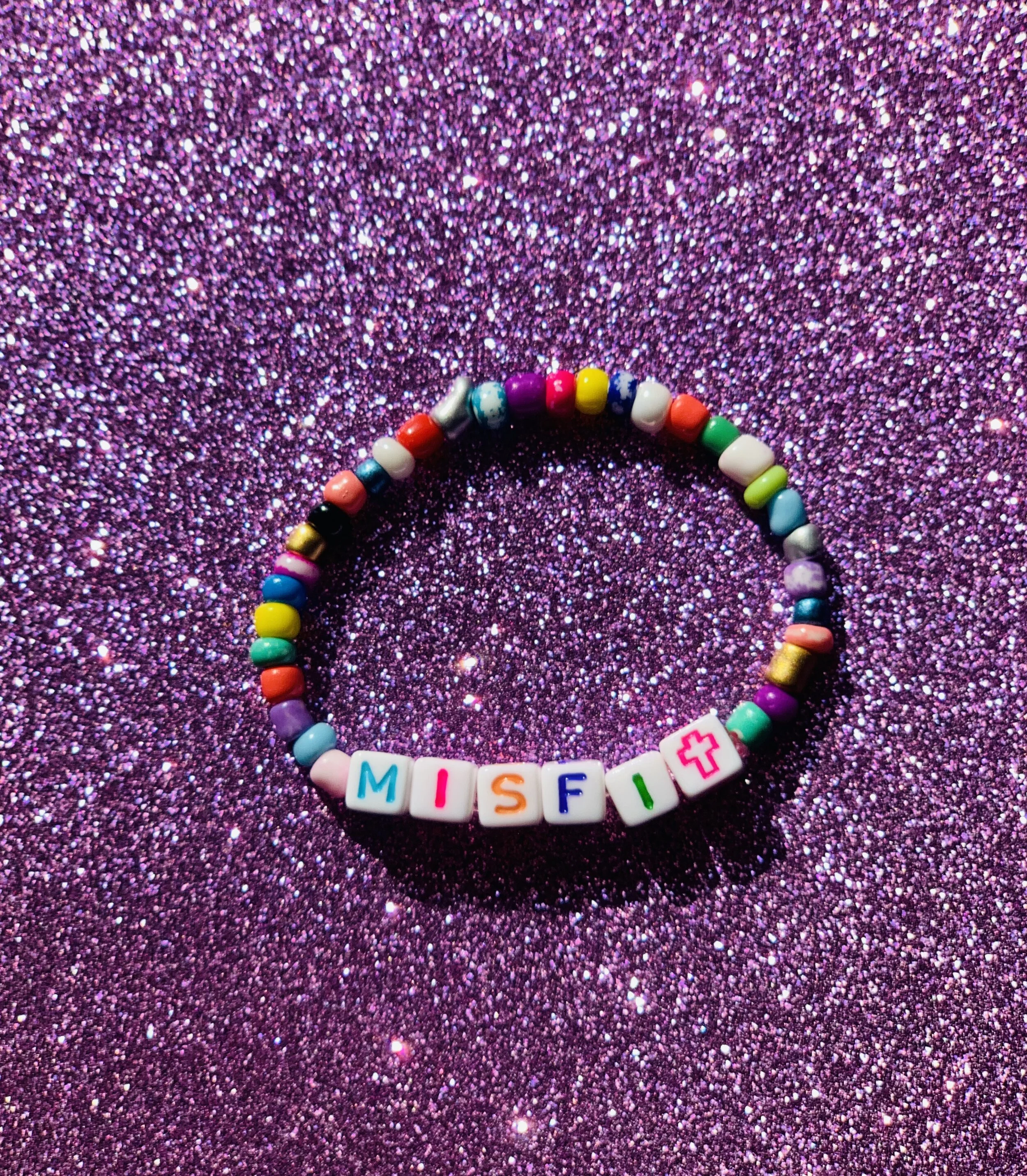 Misfit Cross Bracelet