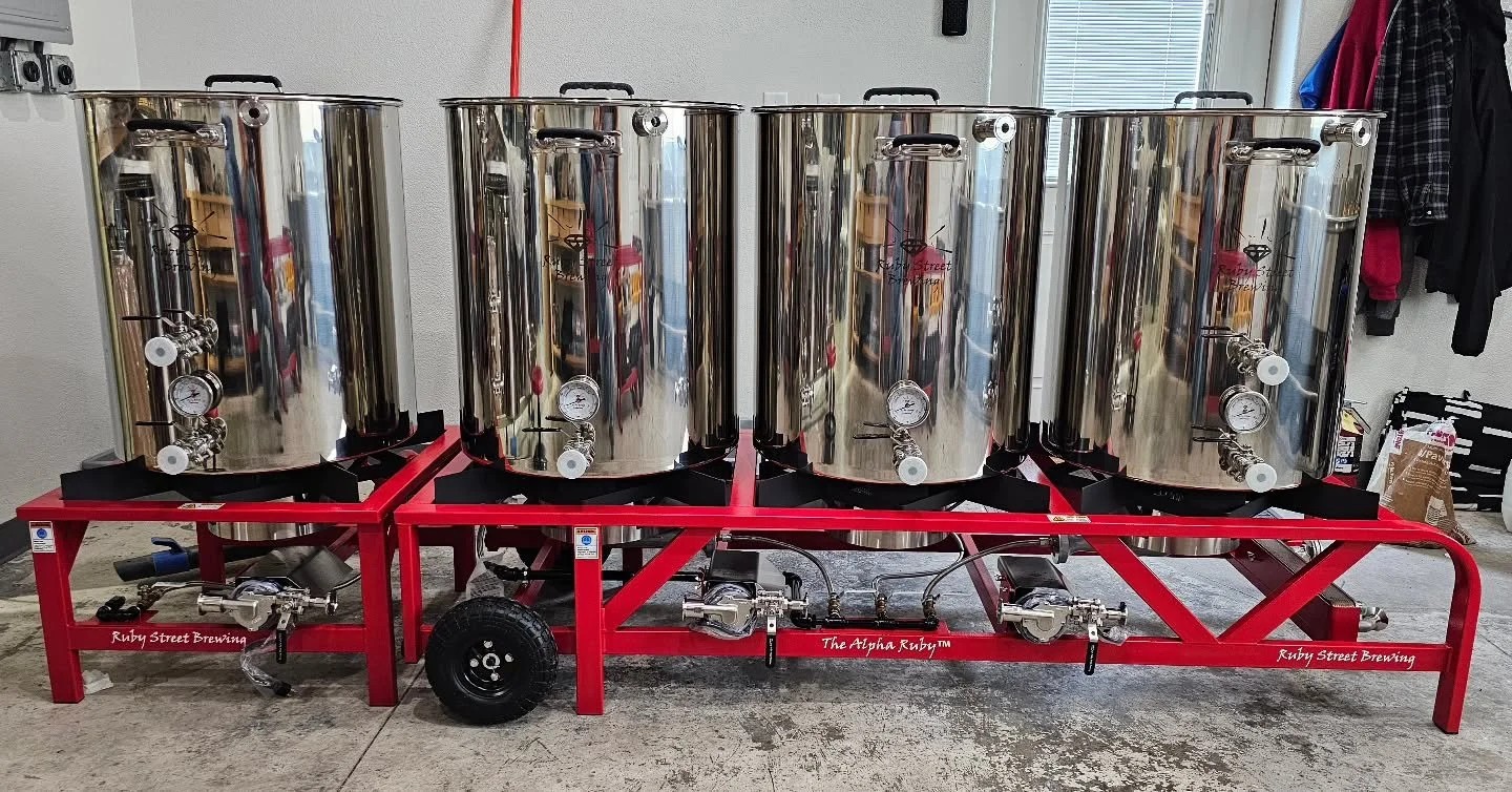 Precision-built and fully upgradeable.  This 4-vessel Alpha Ruby system is a great example of our modular, options-based approach &mdash; tailored to fit your process, budget, and long-term goals.
Proudly family-owned and operated, Ruby Street system