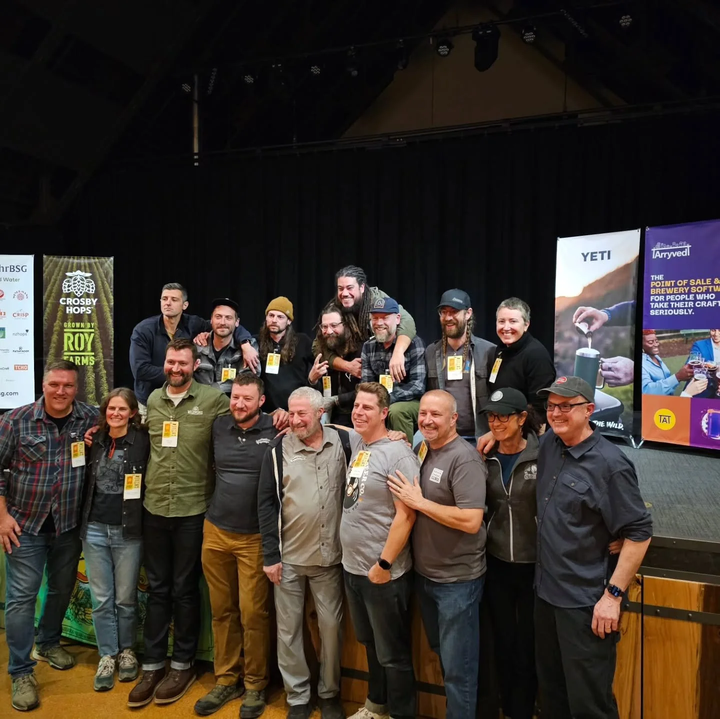 Huge THANK YOU to Ken and Brian Grossman and @sierranevadanc for hosting the @craftbeerbrew Brewers Retreat this week.  The entire event was absolutely stellar!  Having an opportunity to hang out and brew with this group of all-star brewers is always