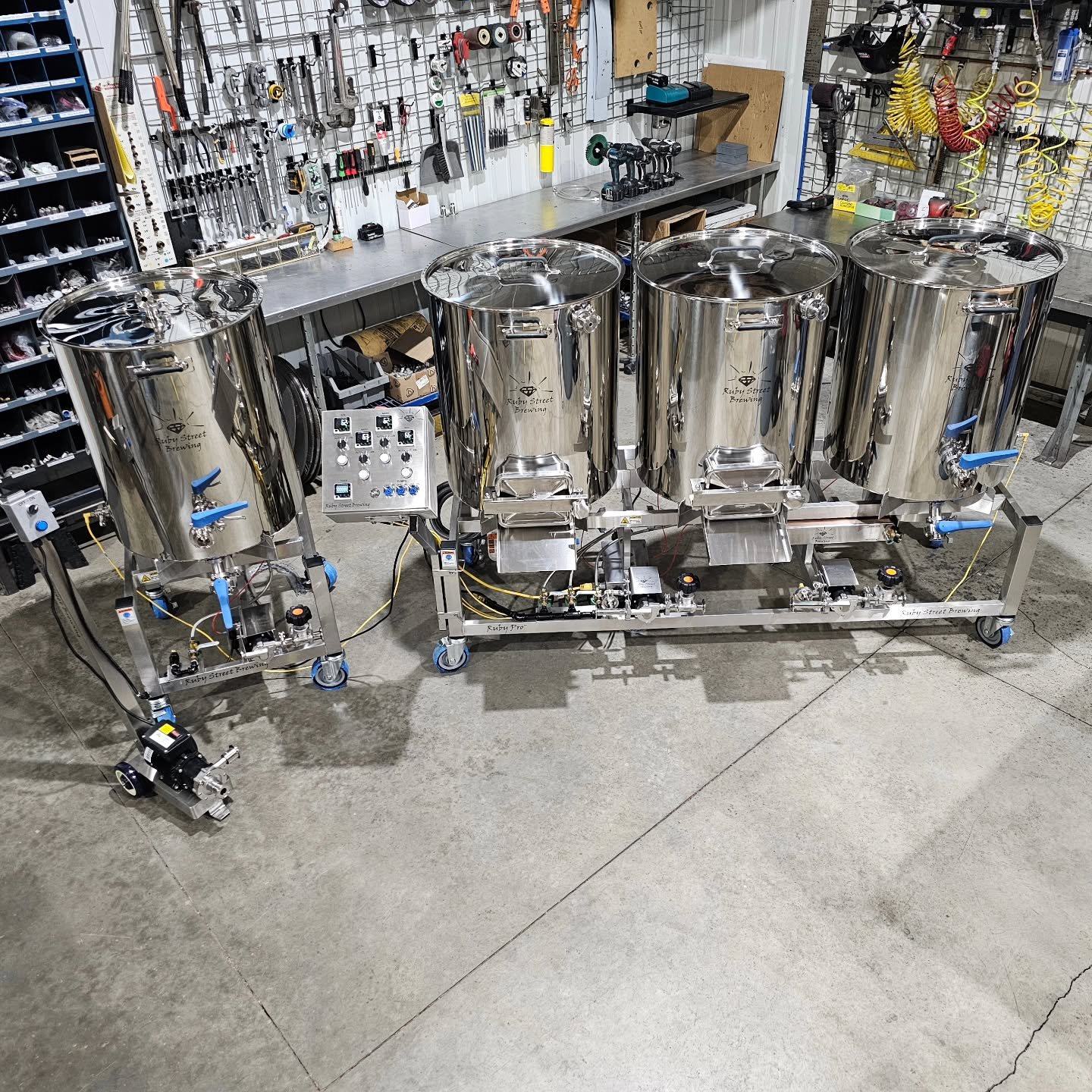 If we had to choose one system that defines Ruby Street Brewing, it&rsquo;s the Ruby Pro 4-vessel gas-fired system. Built to impress and engineered to perform, the Ruby Pro handles batch sizes from 15&ndash;62 gallons with precise temperature control