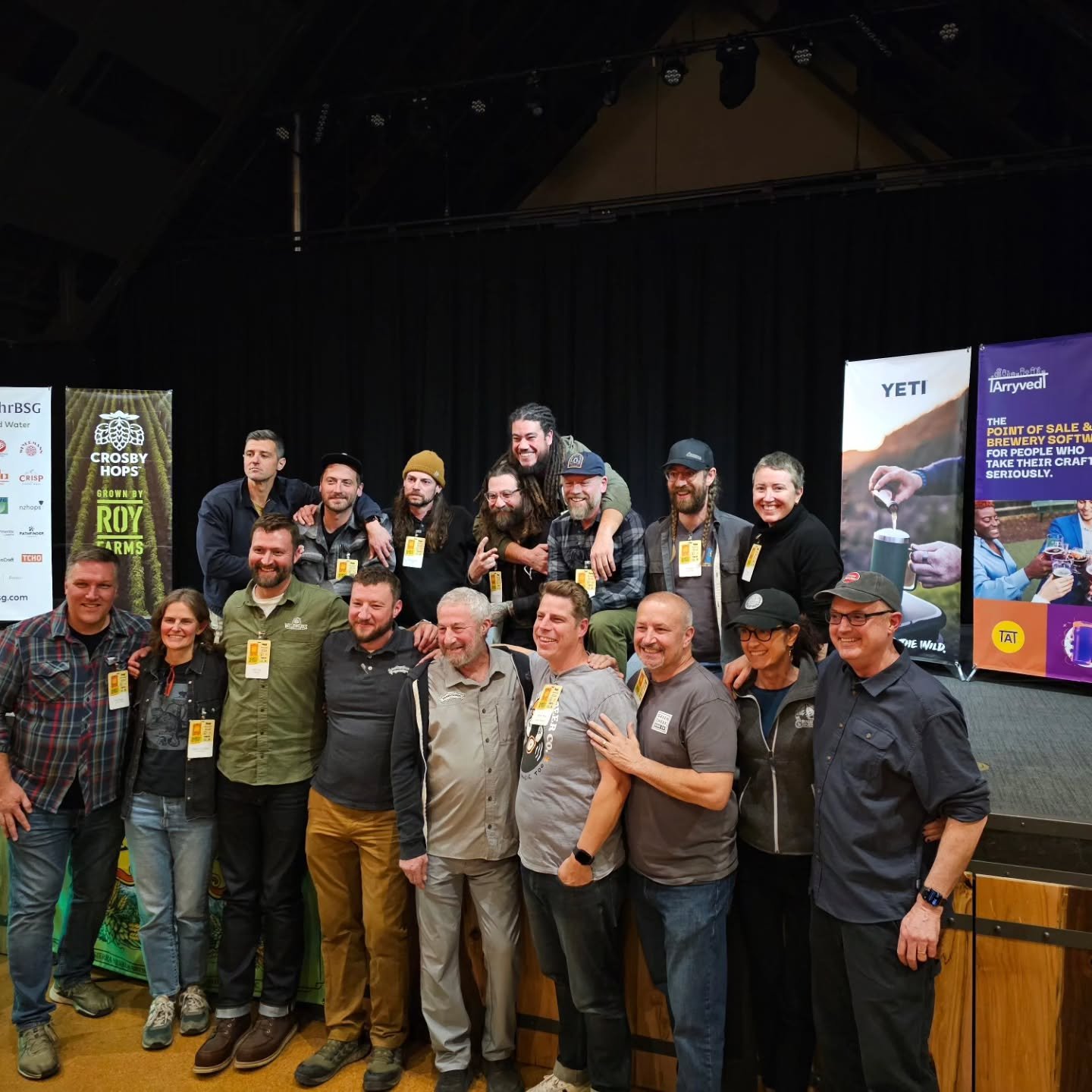 Huge THANK YOU to Ken and Brian Grossman and @sierranevadanc for hosting the @craftbeerbrew Brewers Retreat this week.  The entire event was absolutely stellar!  Having an opportunity to hang out and brew with this group of all-star brewers is always