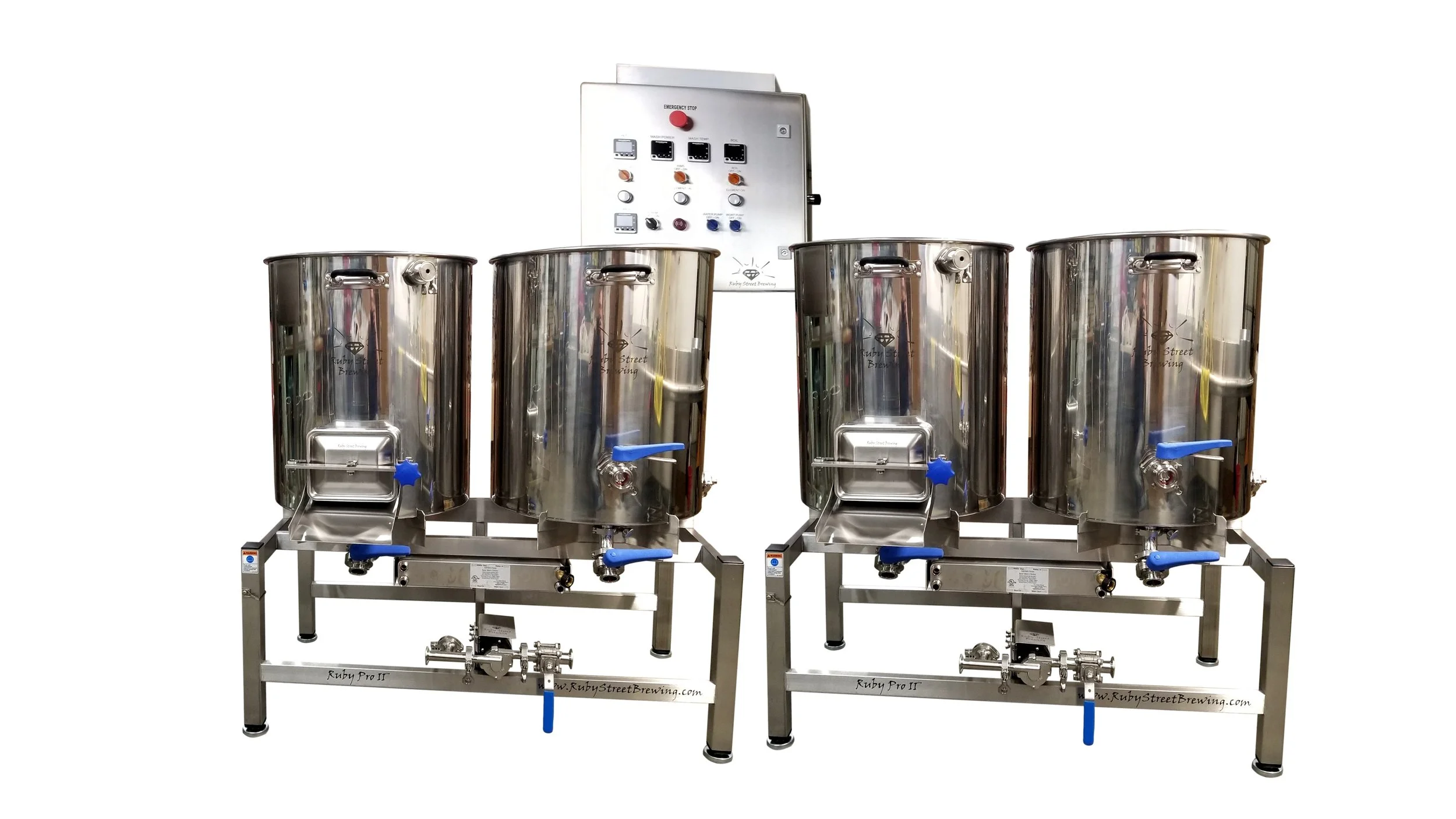Ruby Pro Nano 4 vessel 2 BBL (Electric) — Ruby Street Brewing