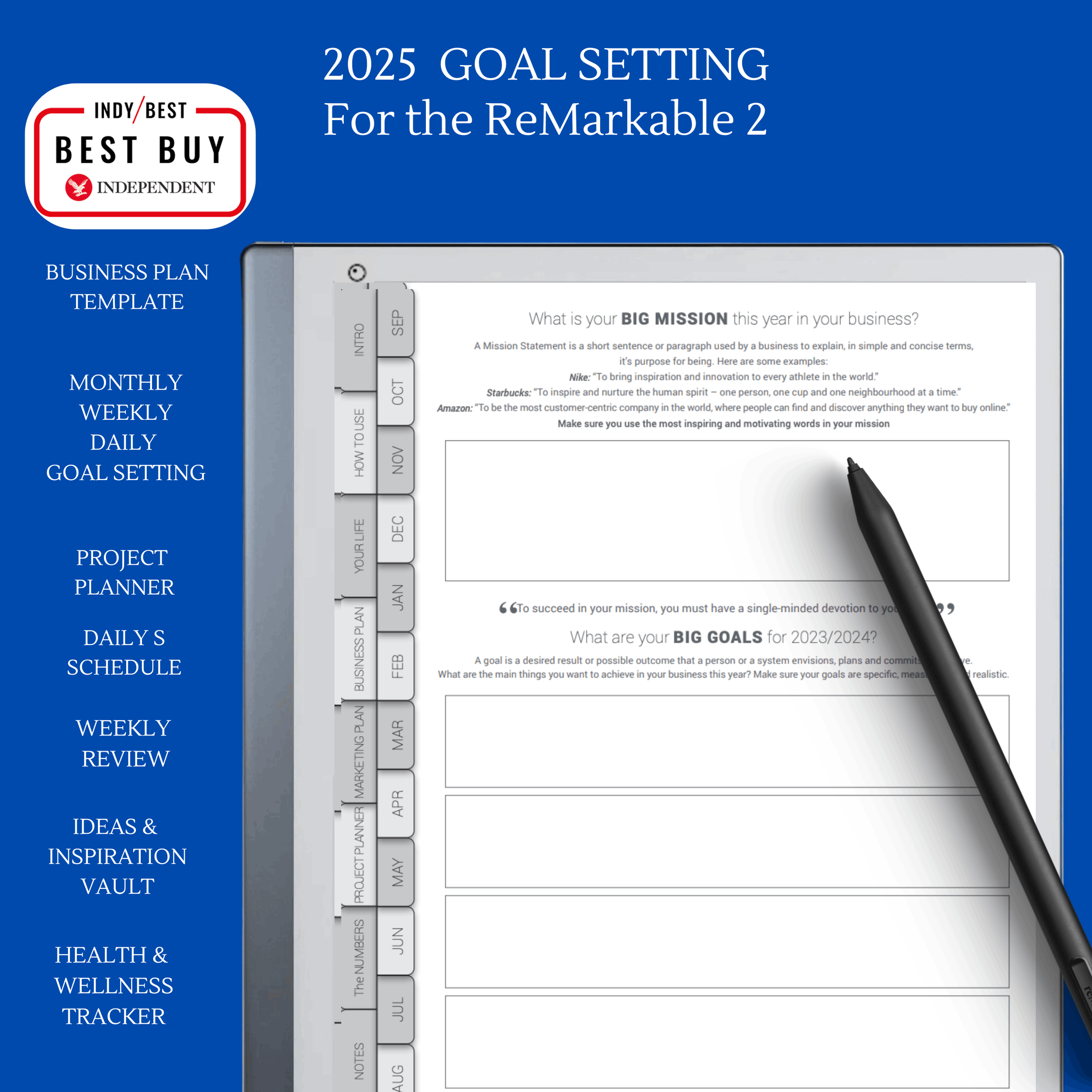 Entrepreneur's Daily Planner