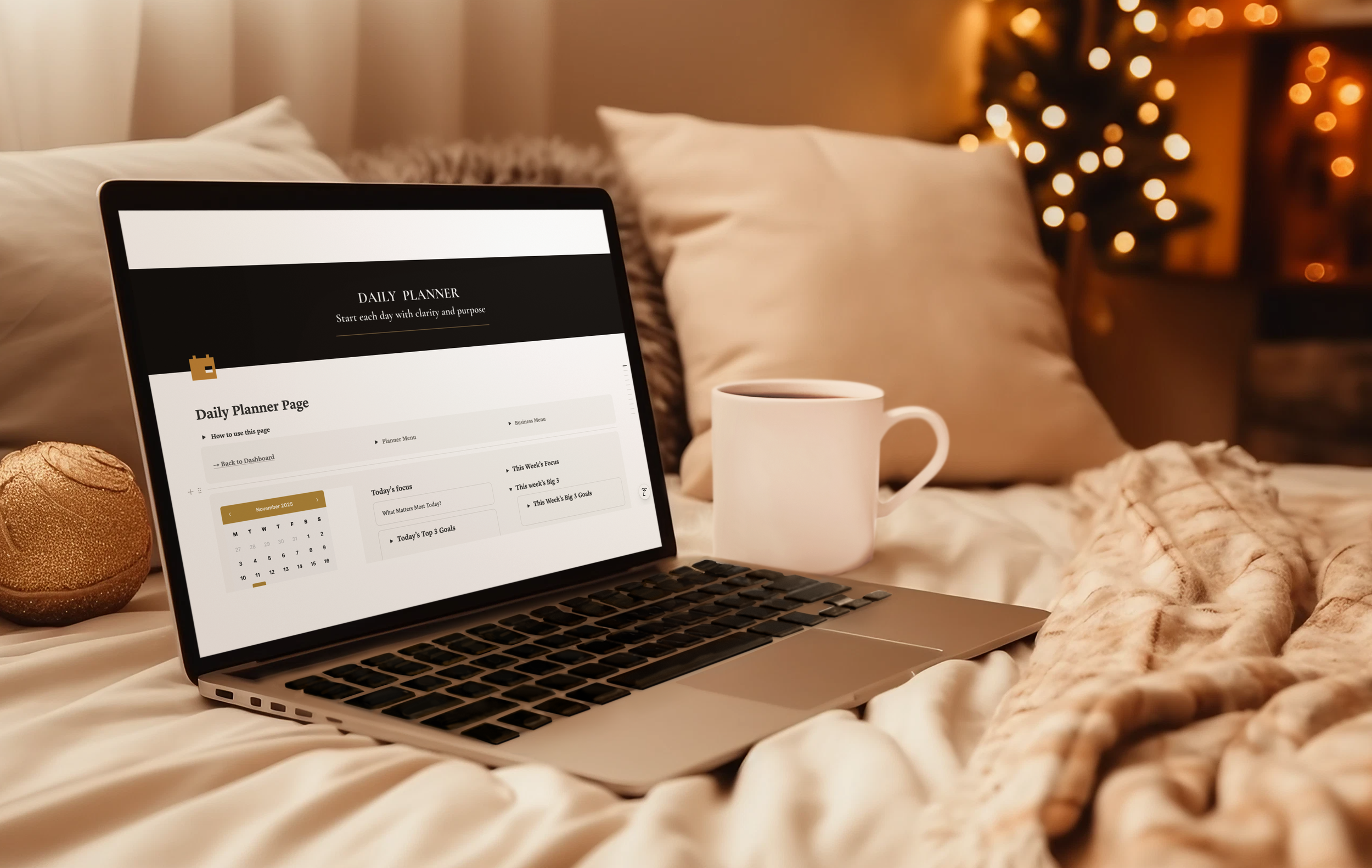 What Is Notion And How I Use It Alongside My Planner To Run A Calm, Organised Business