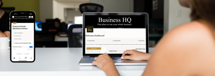 Best Digital Business Planner for Notion with Financial Tracking