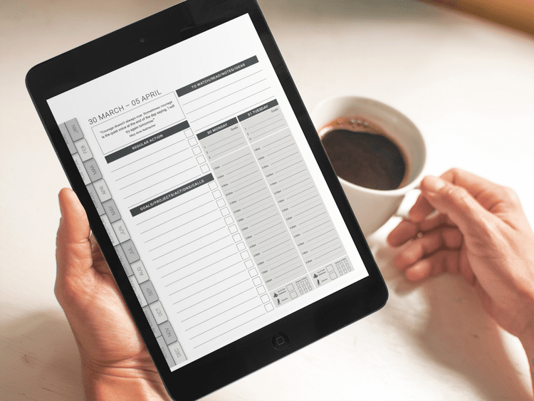ADHD Digital Planner for iPad