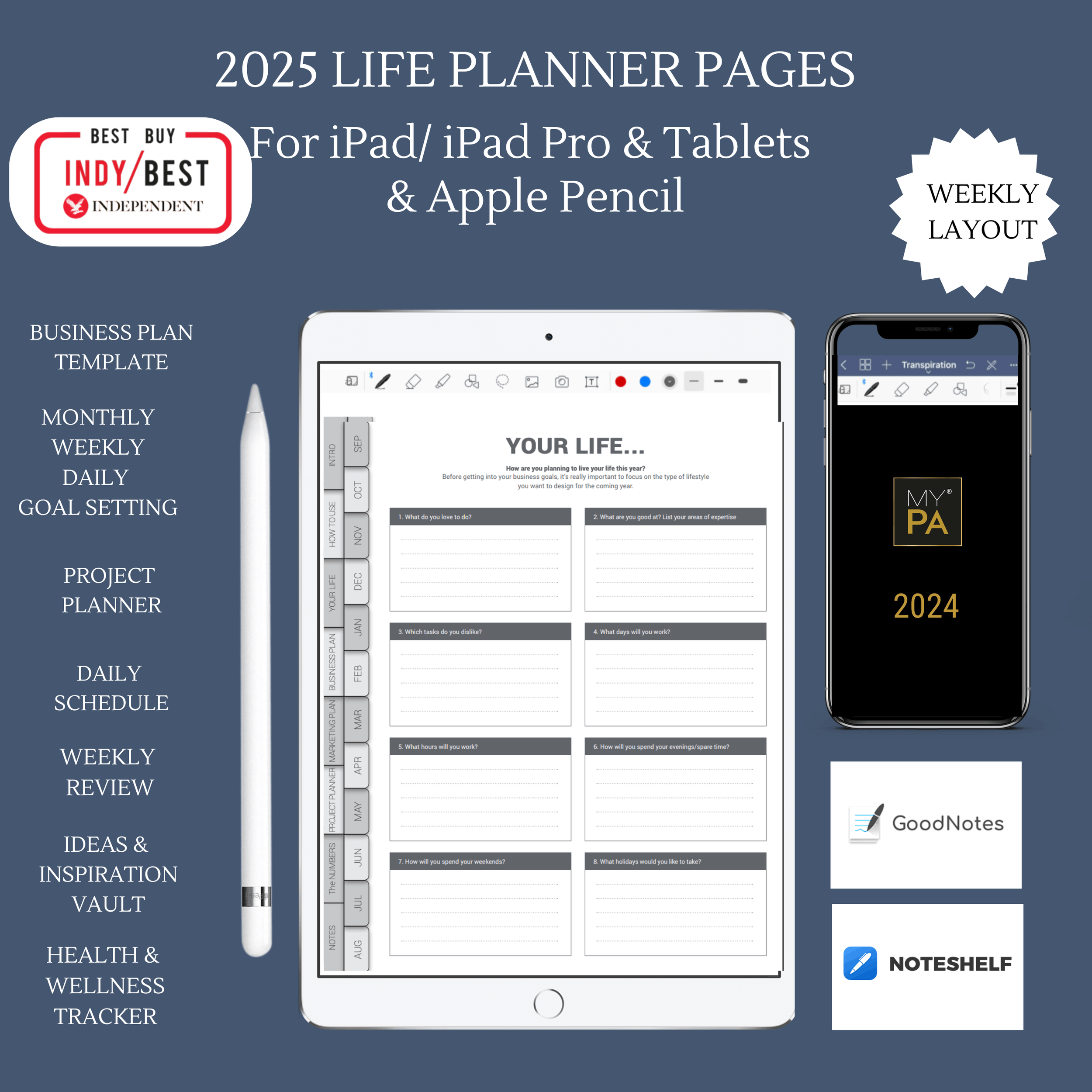 025 Digital Planner for ipad pro- LIFE PLANNER PAGES.png