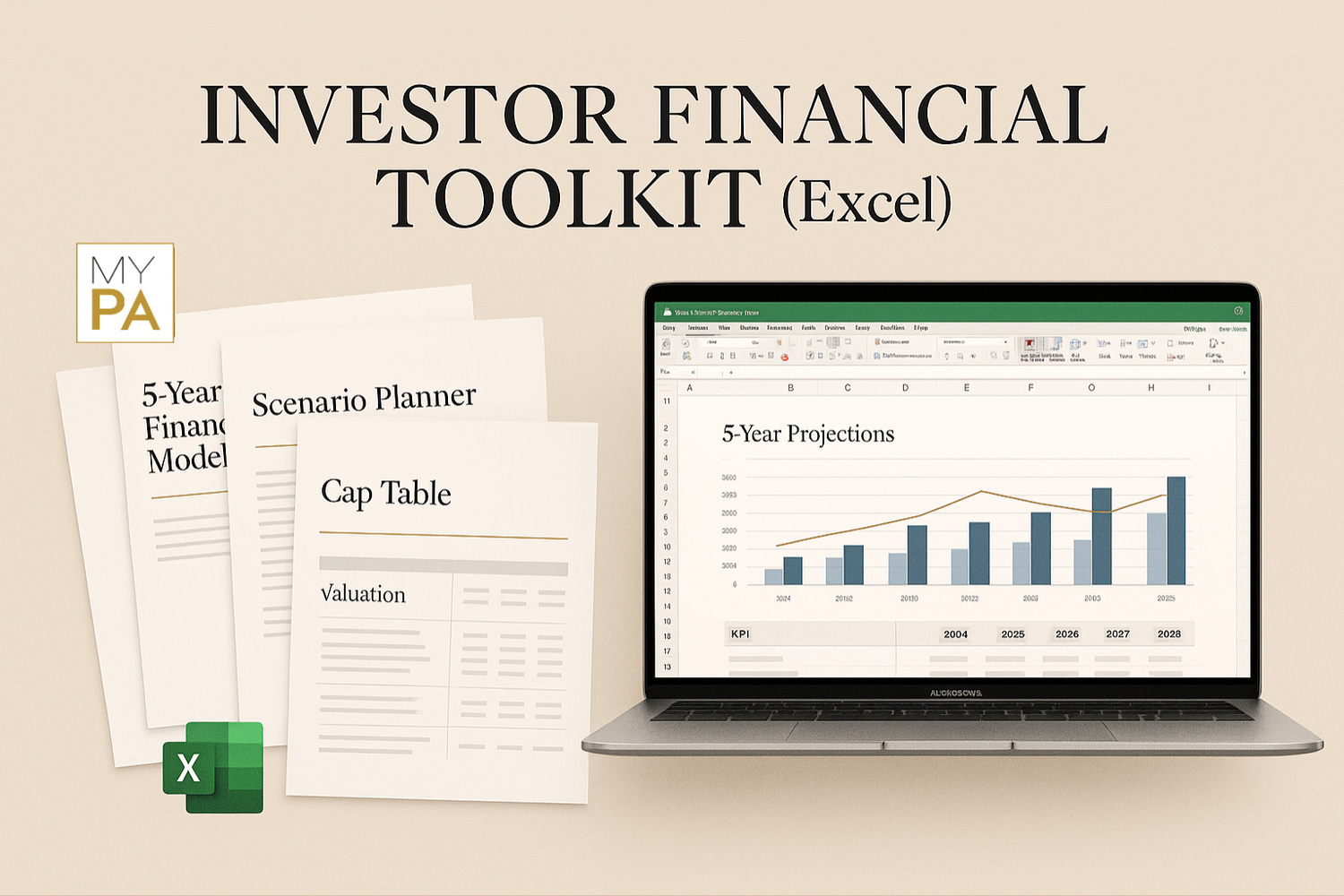 Investor & Funding Toolkit (5-Year Model) — Digital