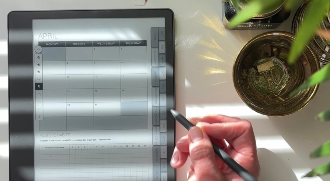 2026 Business planner for Kindle Scribe