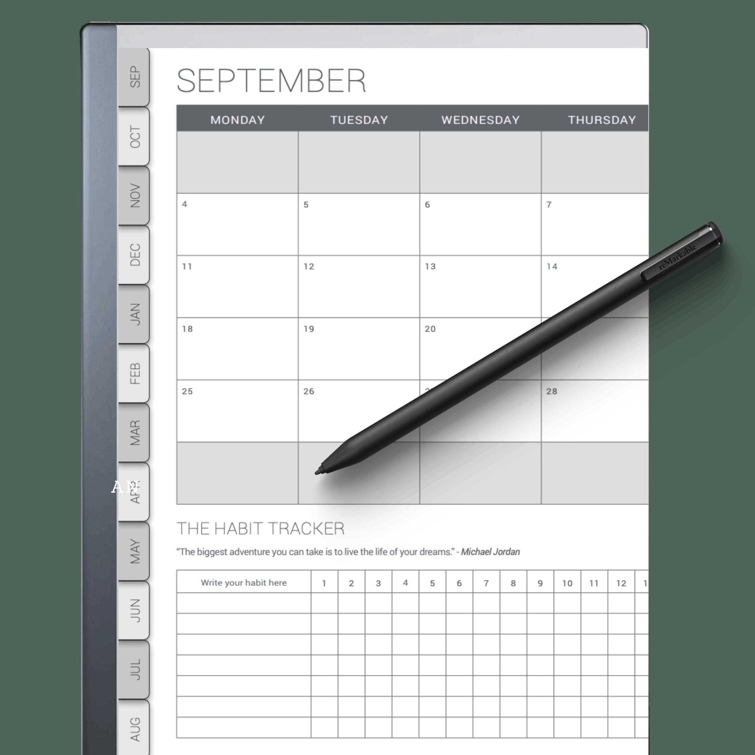 Enhance Your Productivity with MY PA Planner’s Habit Tracker for ...