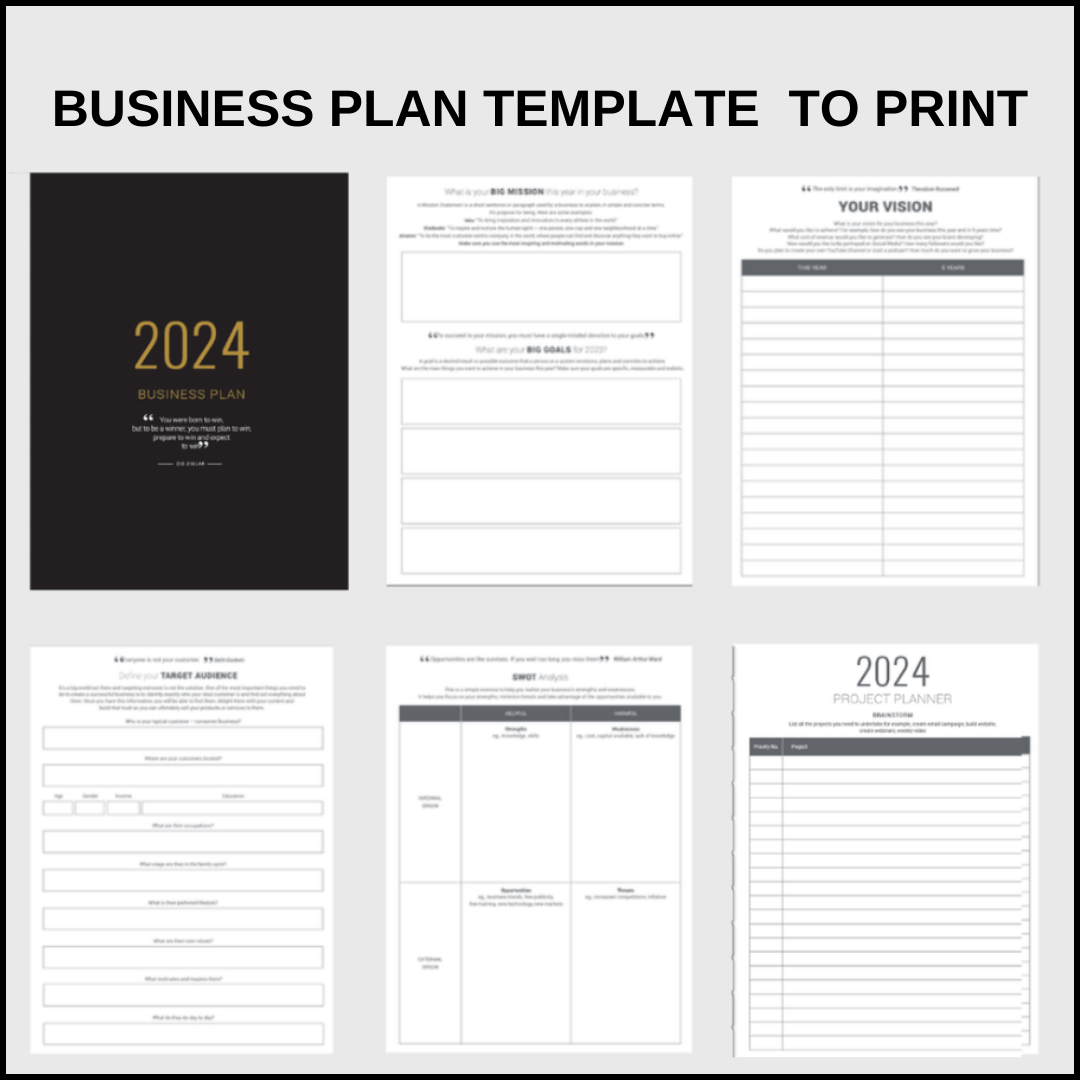 Examples of Business plans — MY PA | The Best Business Planner for ...