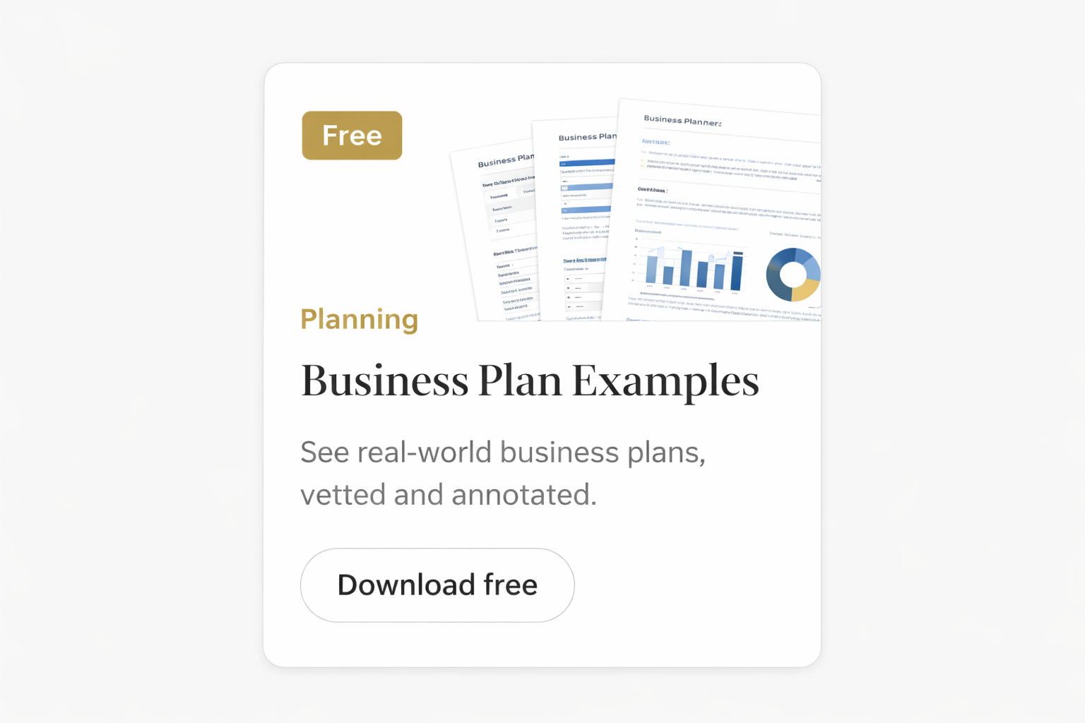 Business Plan Examples cover — MY PA