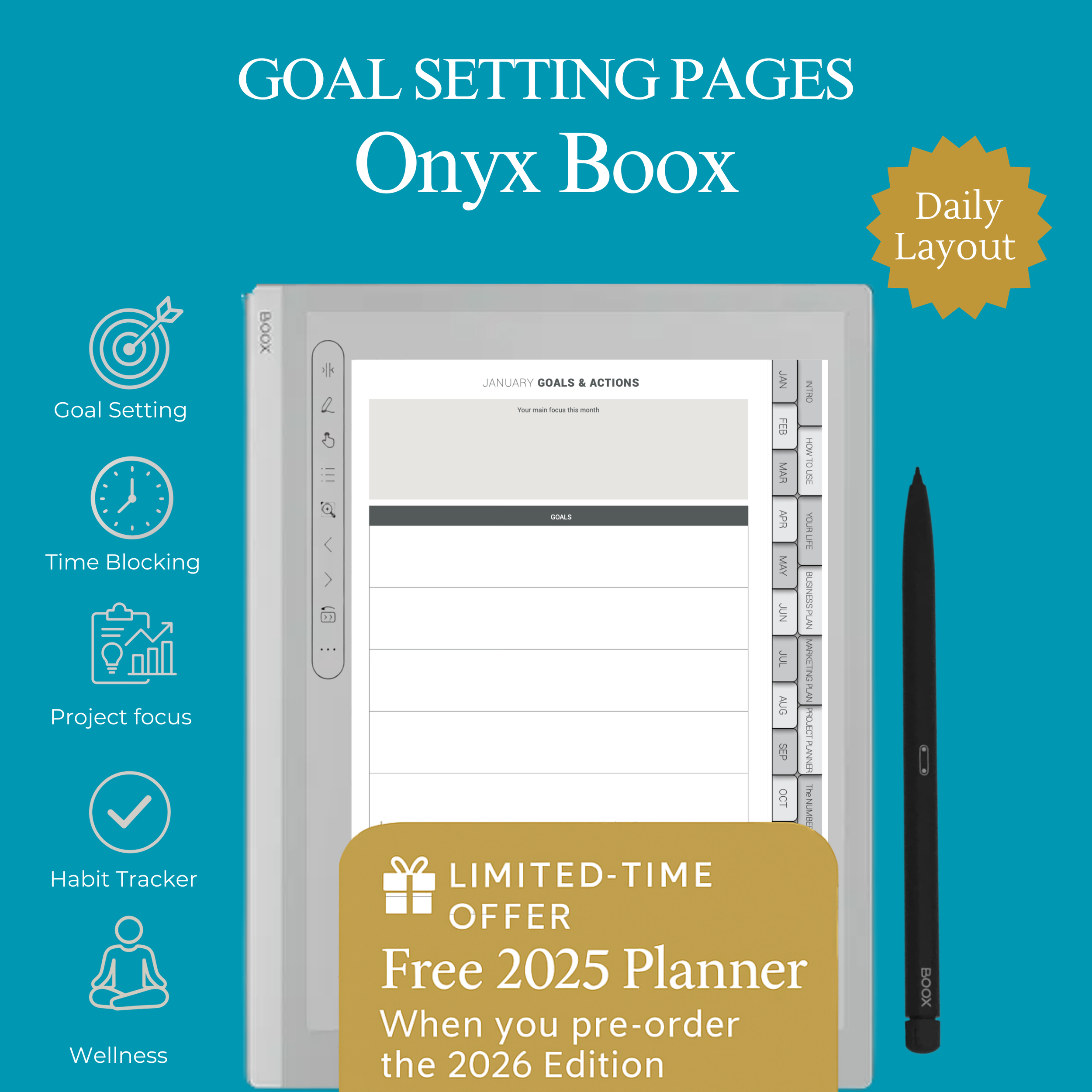   2026 Digital Business Planner-template- for Onyx Boox -Goal Setting Pages.png