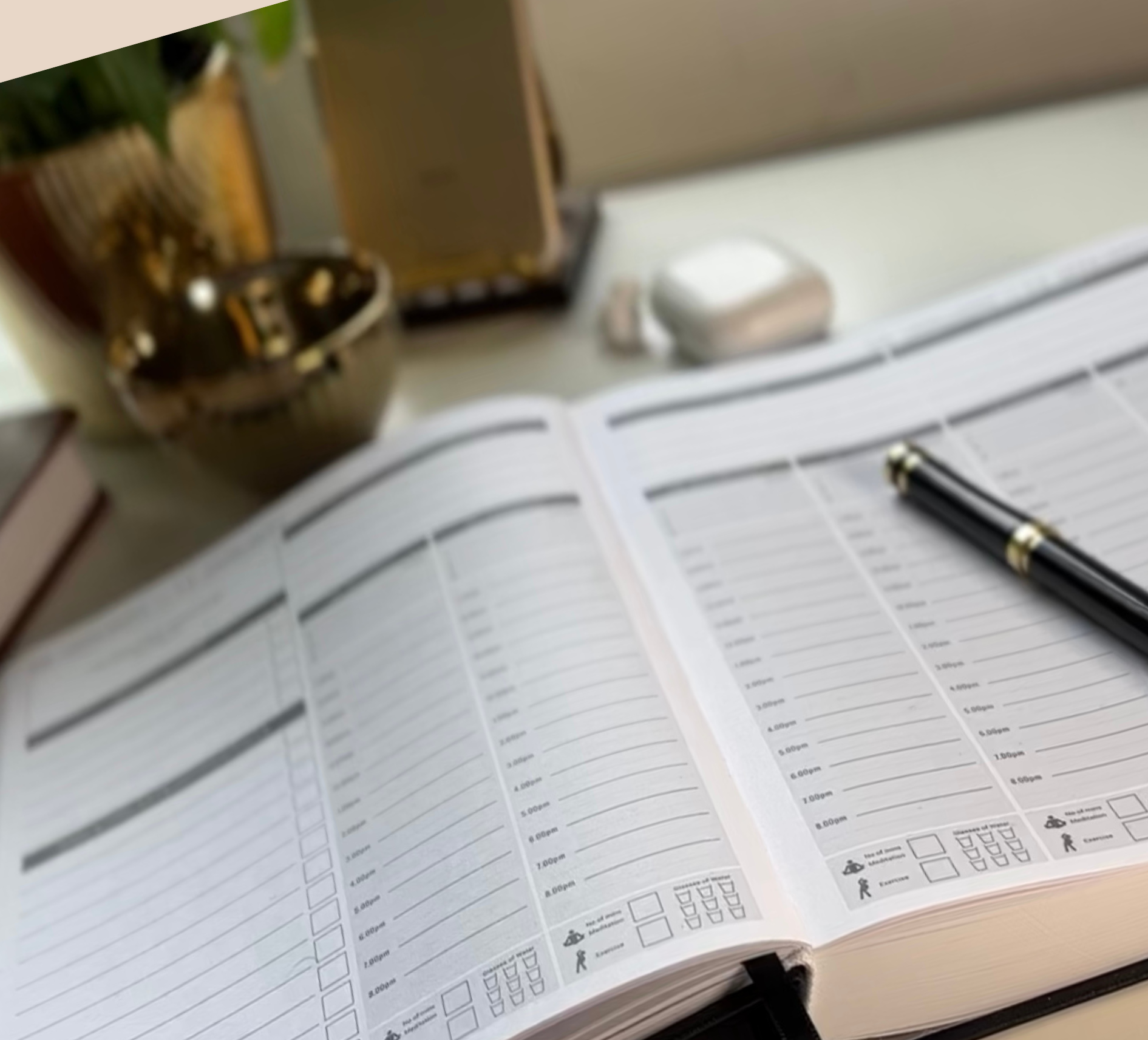 MY PA Planner open