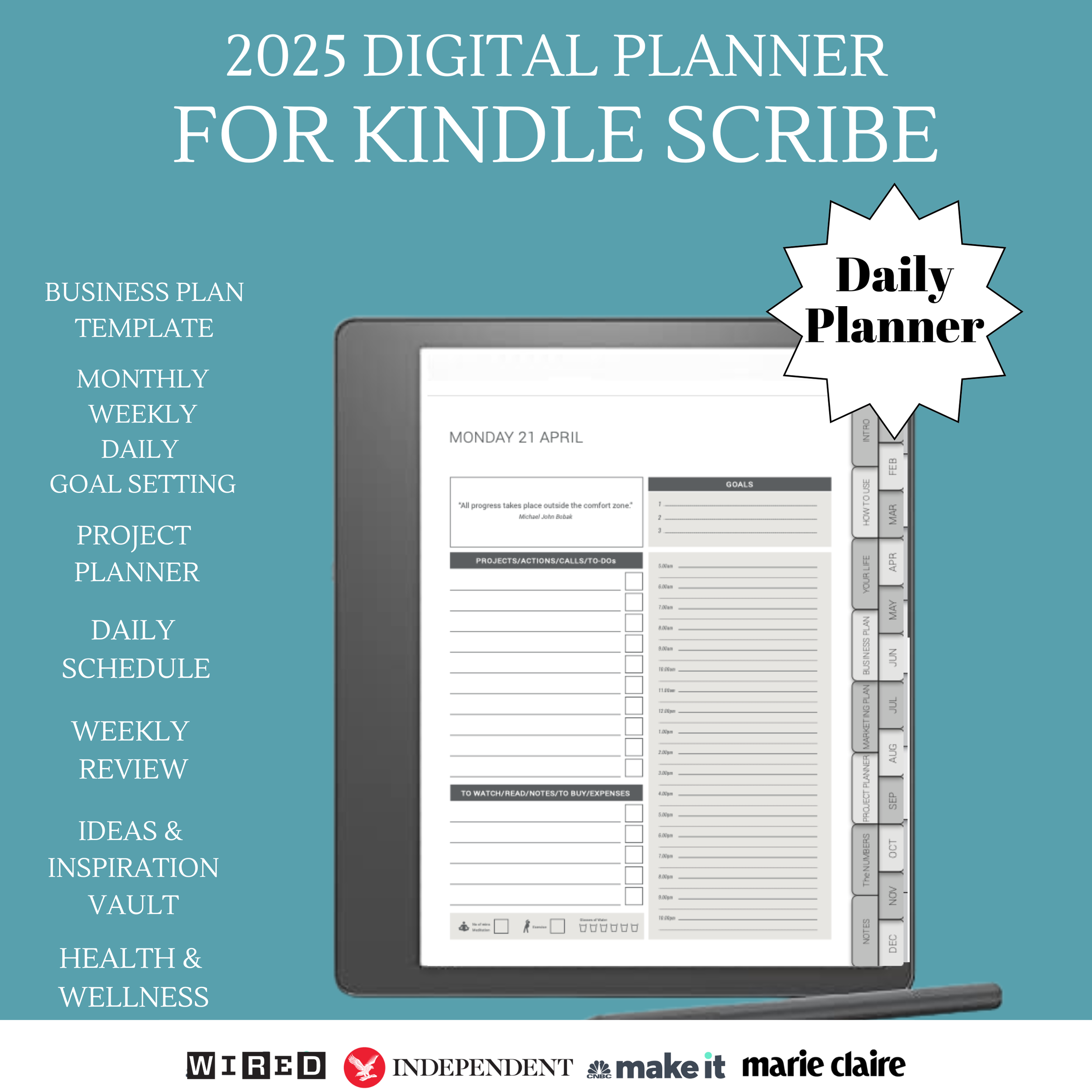 2025 Digital Planner For Kindle Scribe MY PA Planner MY PA The 2025 Daily Digital Business Planner For Kindle Scribe (1)