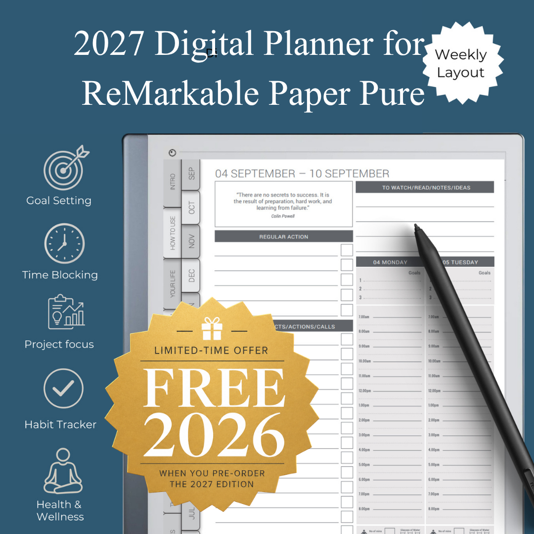 2027 Digital Planner for  ReMarkable Paper Pure  - + free 2026 Planner.png