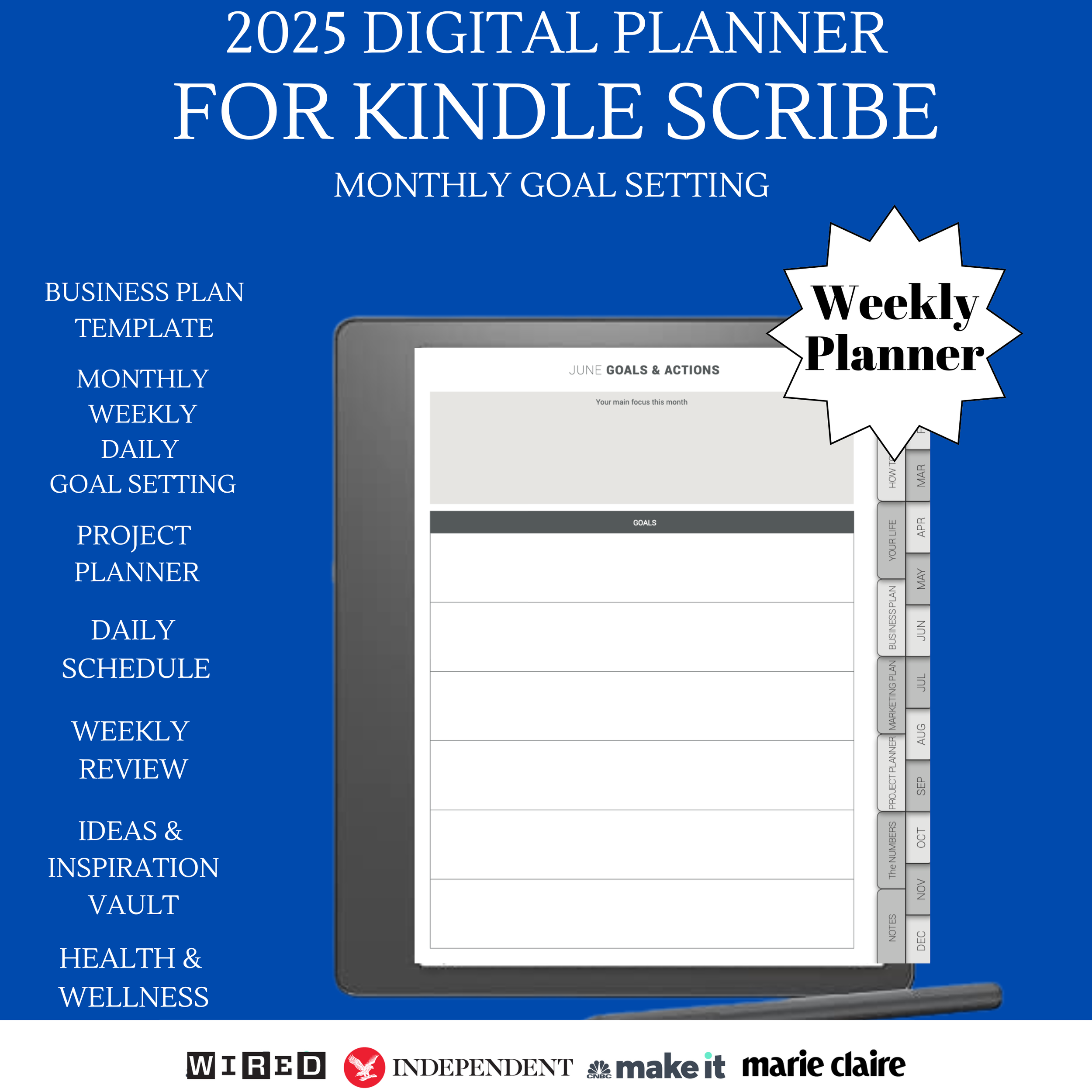 Goal setting planner for kindle Scribe.png