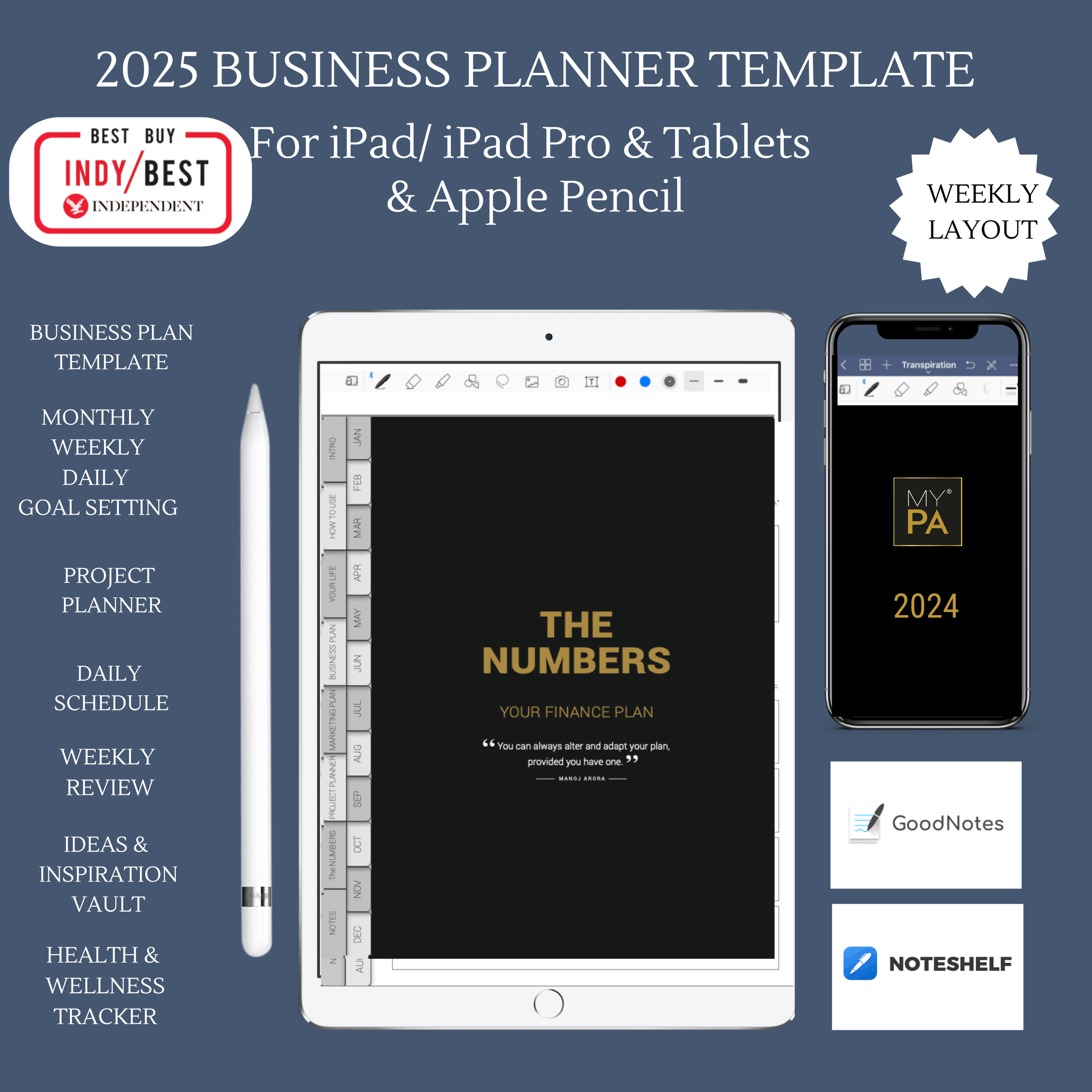 iPad Planner Template