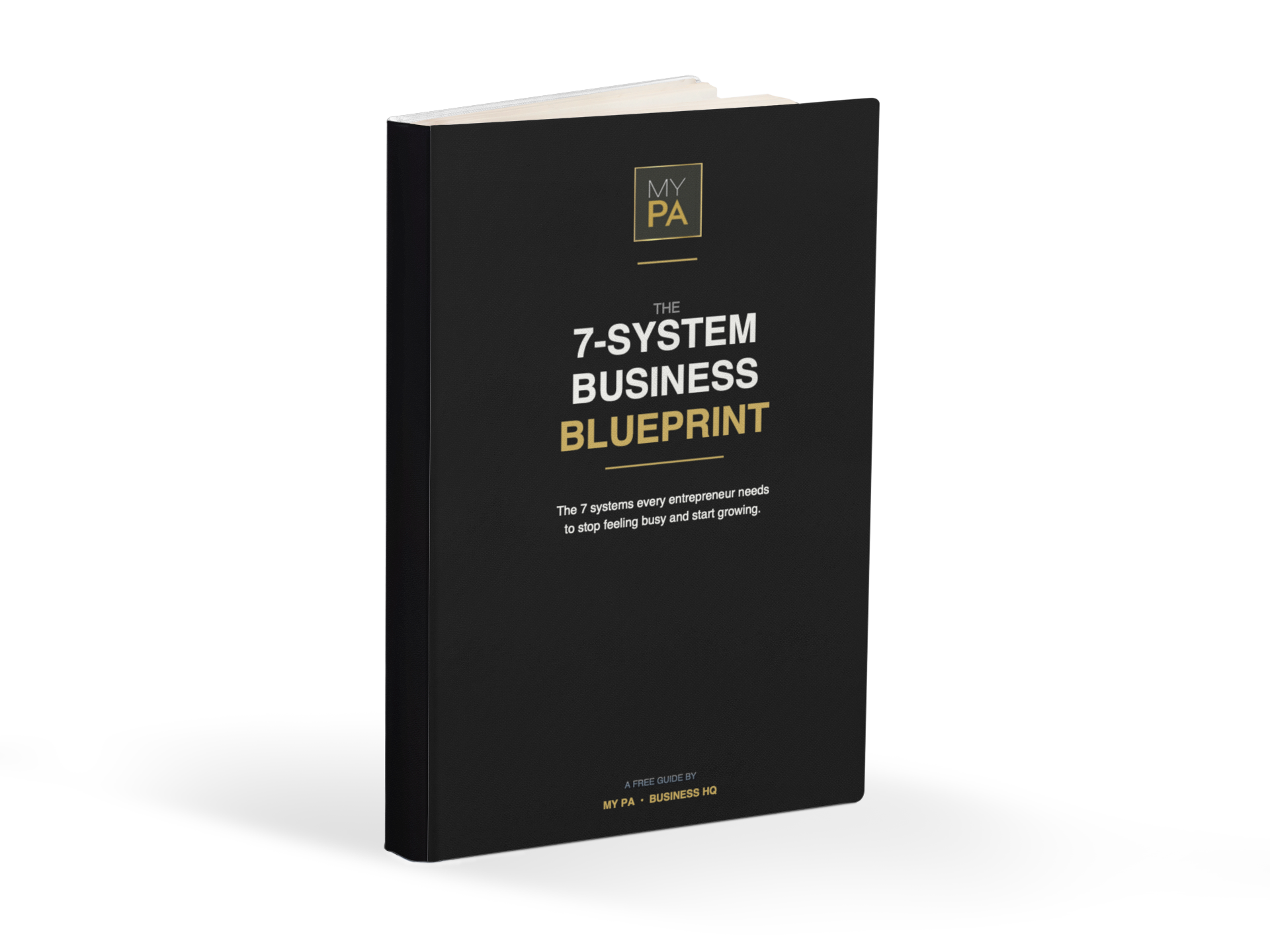 The 7-System Business Blueprint cover — MY PA