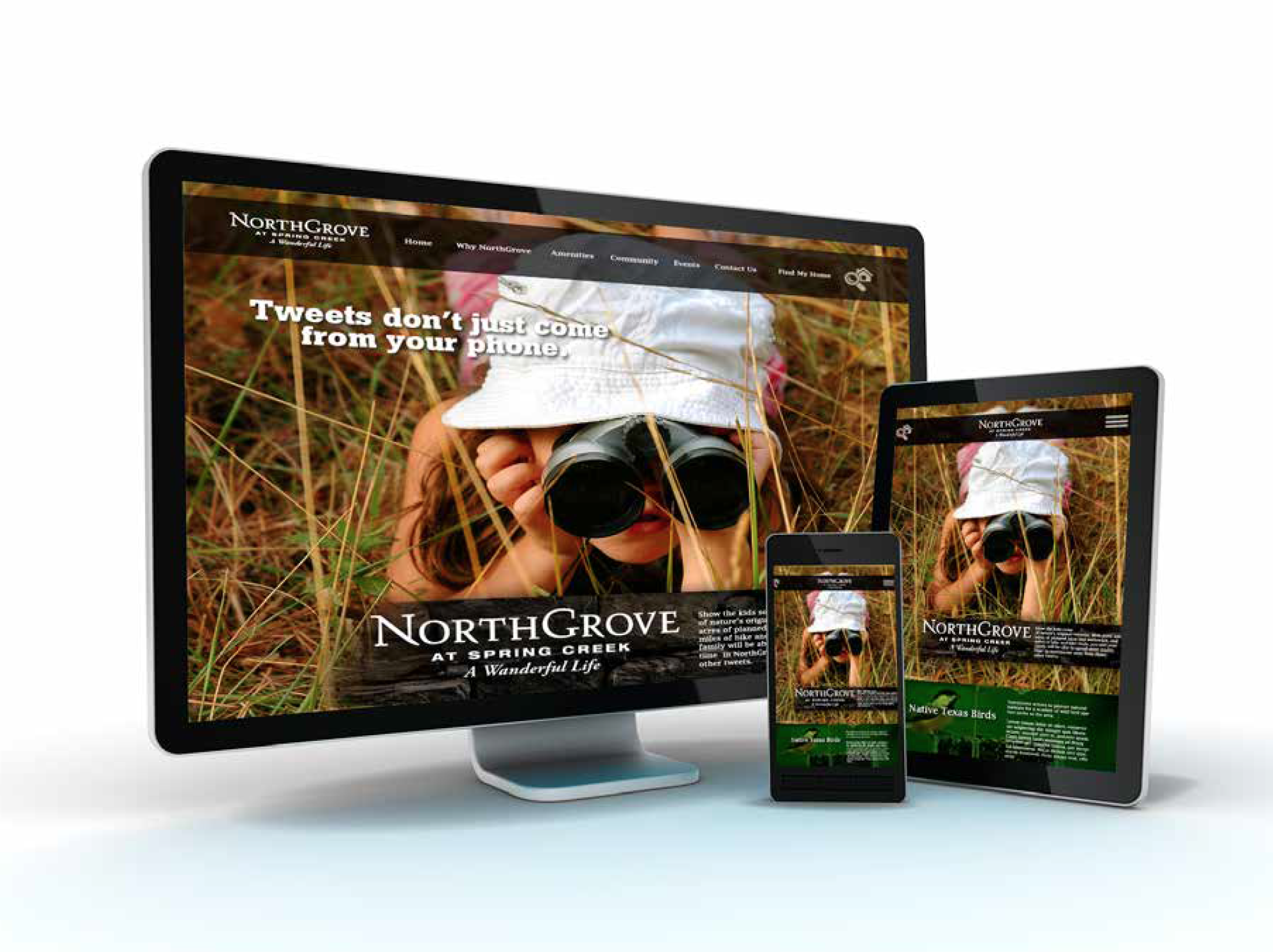 North Grove Website Design Example