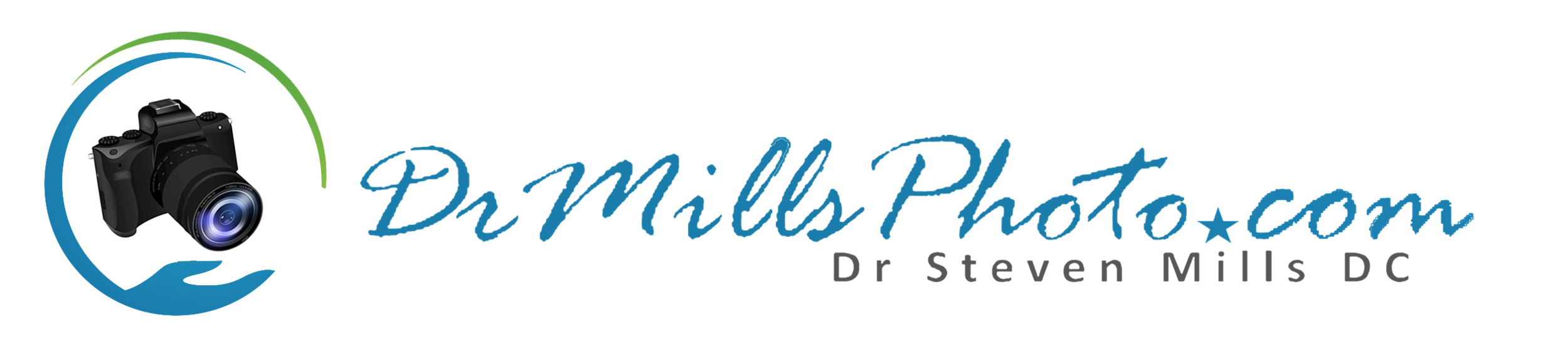 AAAAA - DrMillsPHOTOCom - LOGO - WITH Text - White - rev 6-4-19.png