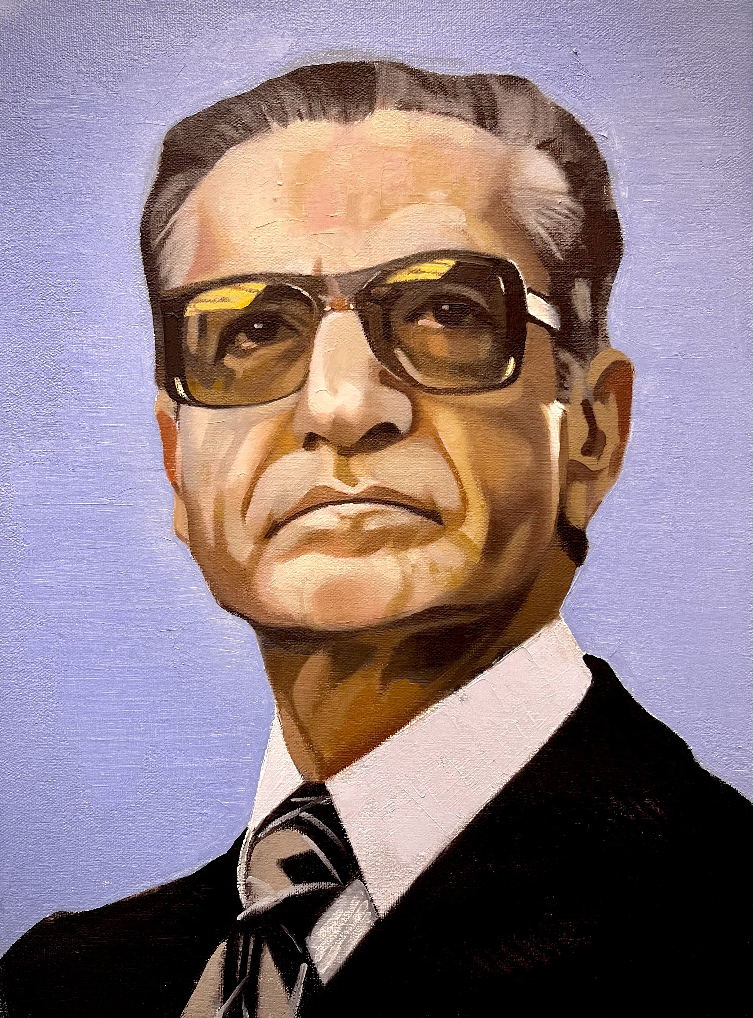 man wearing shades