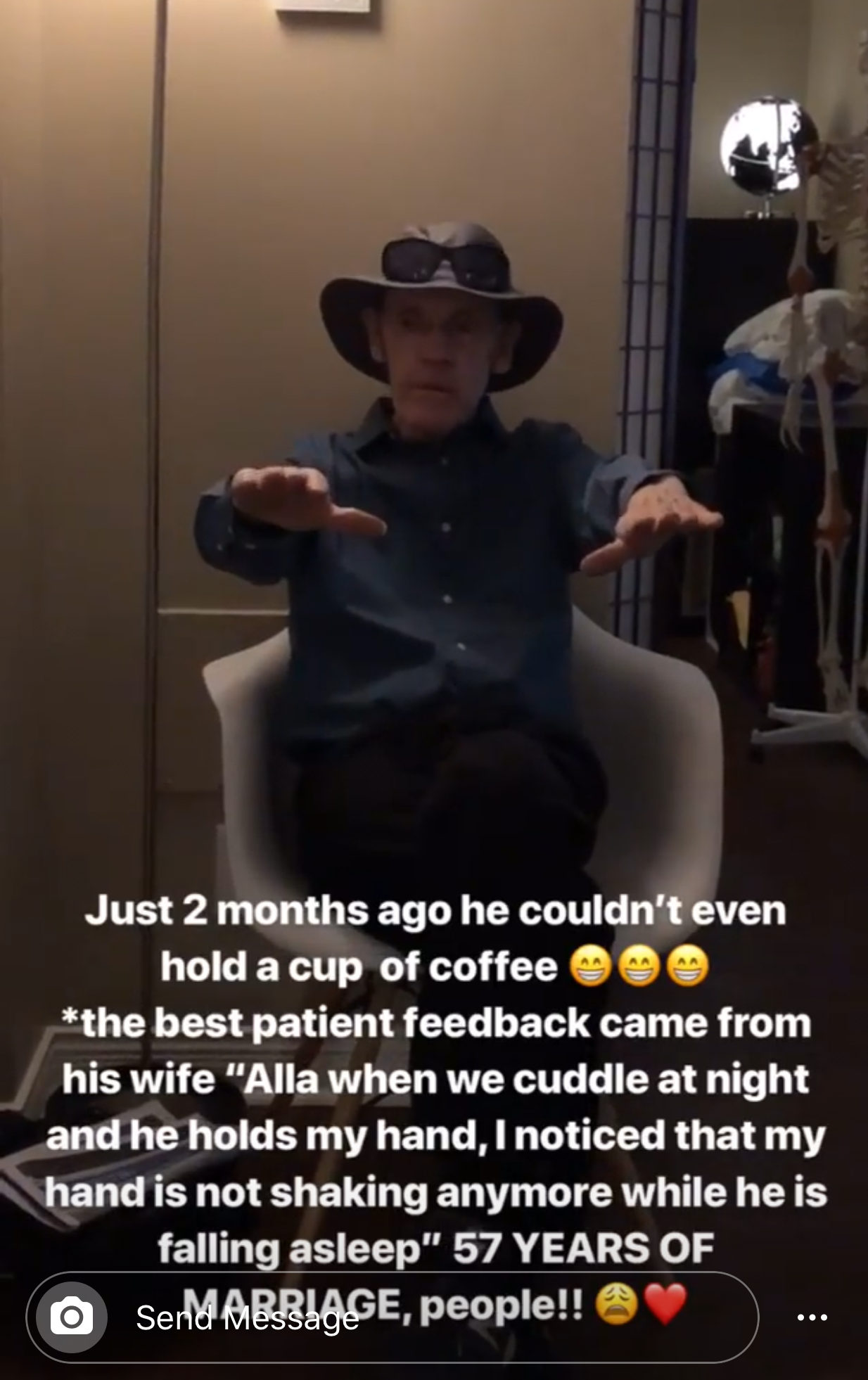  SuJok acupuncture treatment used for patient with uncontrolled tremors for 45 years. Treatment resulted in the elimination of such tremors after only one session. 