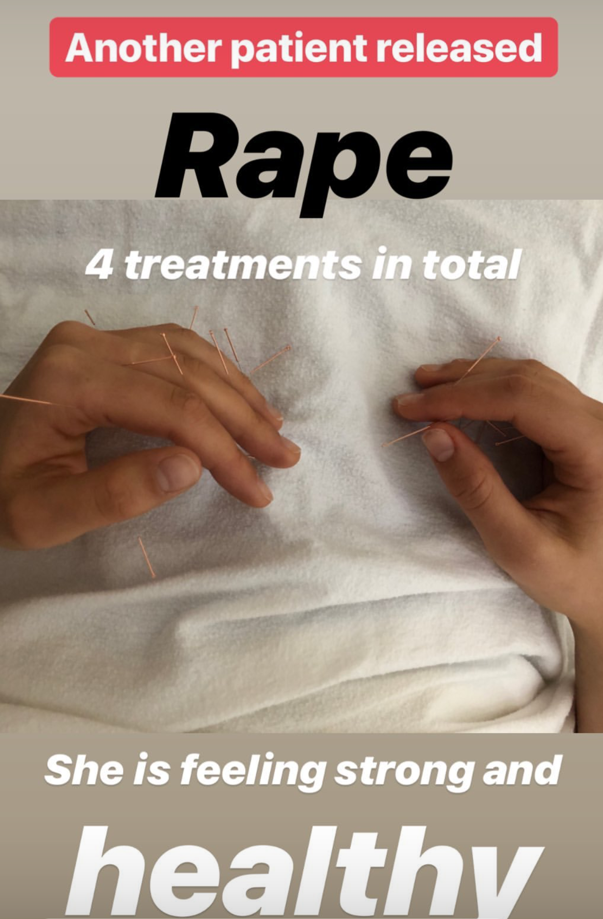  SuJok acupuncture in Vancouver used for treating mental health. Patient received treatment for emotional distress after being raped. After four treatments patient was successfully able to improve mental strength and energy. 