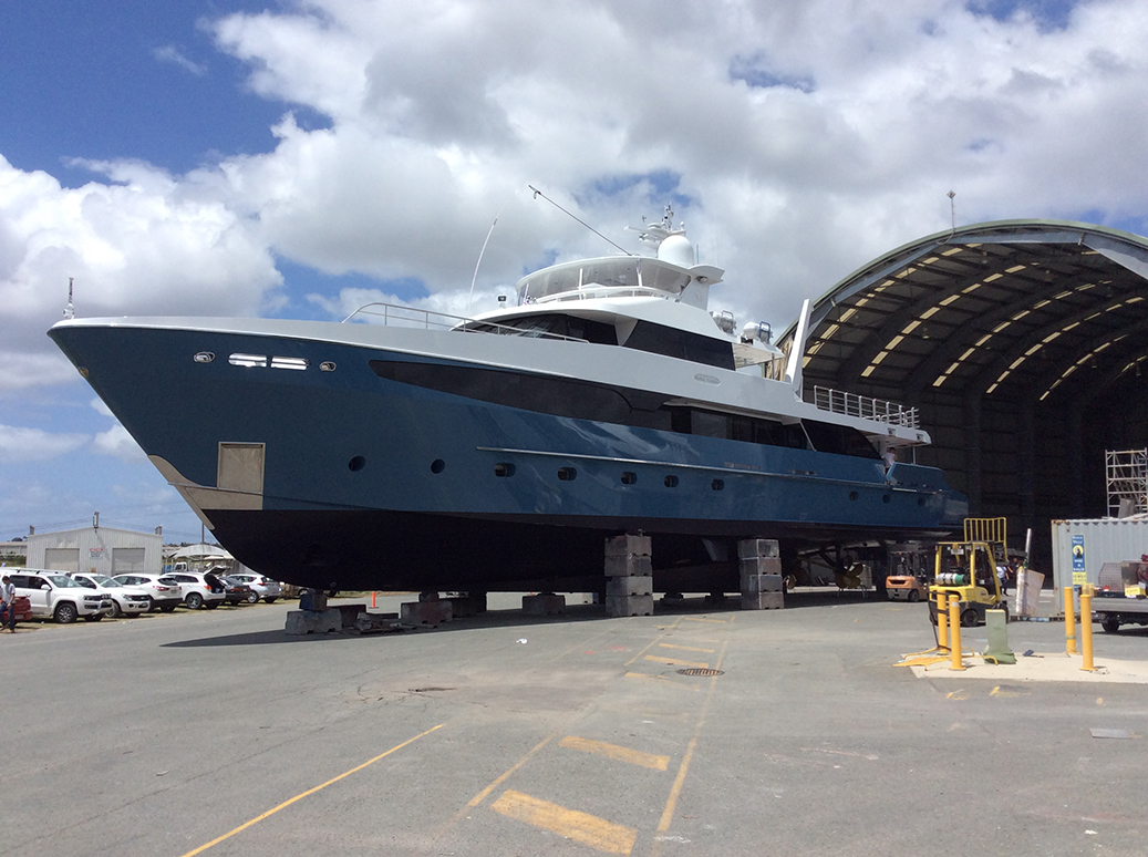   Moreton Bay Boat Works   Boat repairs, refits, fibreglass repairs, paint jobs and custom composite and carbon fibre work   Contact us &nbsp; Past Projects  