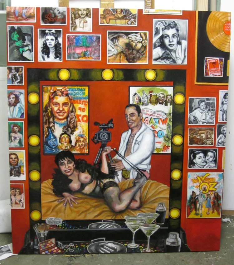 Over the Rainbow (Featuring David Guest and Liza Minnelli) Oil on Canvas | 63 x 55 inches | 2010