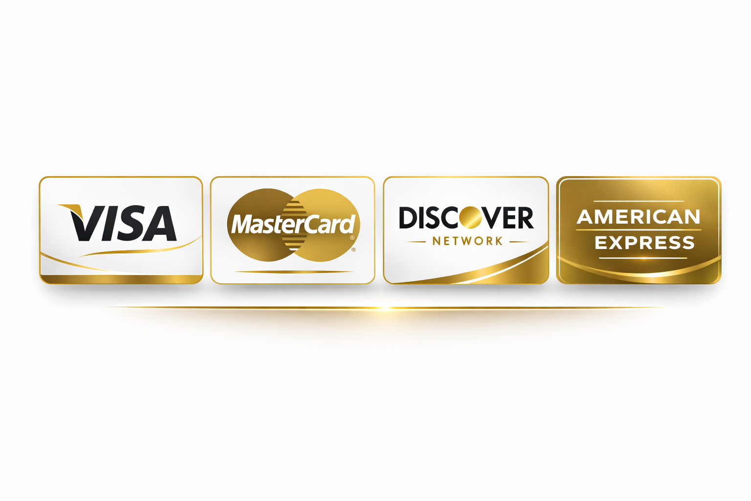 Handyman Austin payment methods including Visa, MasterCard, Discover and American Express