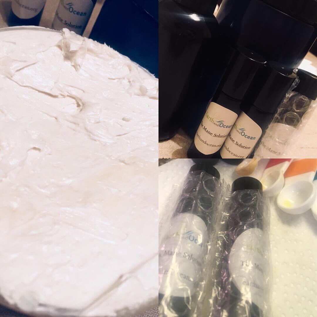 The last 3 days have been busy.  I&rsquo;m filling orders as they come in...and loving the repeated business for a custom pain relieving body butter.  #naturalbodycare #naturalproducts #allnatural #painrelief #bodybutter #serum #earthandocean