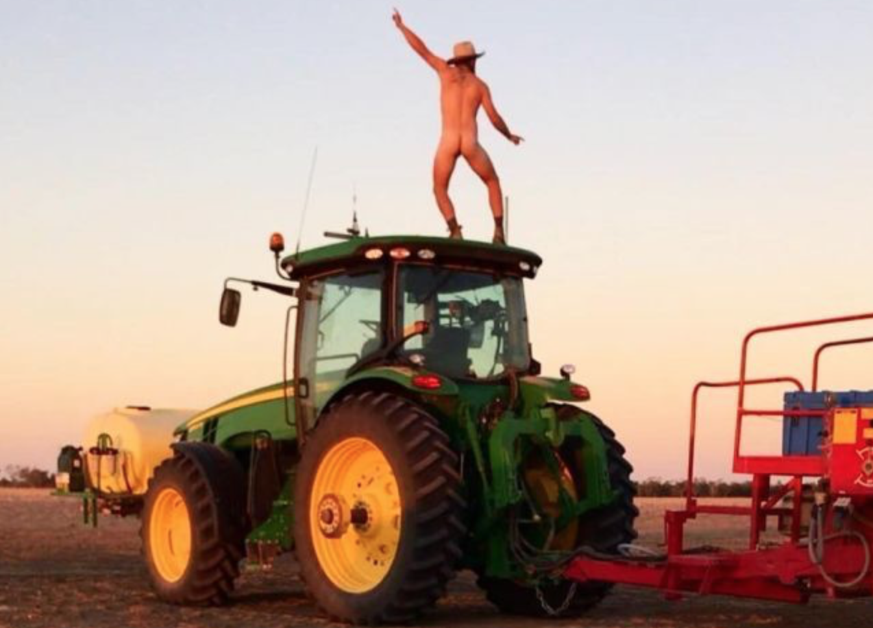24 May 2018 - ABC News - Naked Farmer tackling mental illness one pair of undies at a time