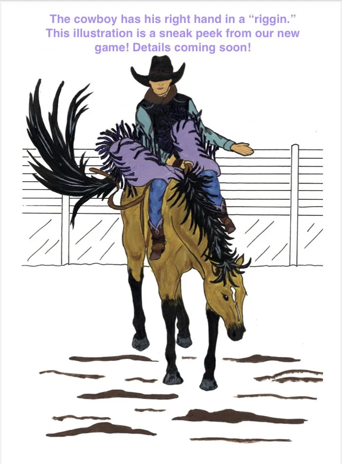 A bareback rider puts his hand in a riggin that is custom-made for his hand.