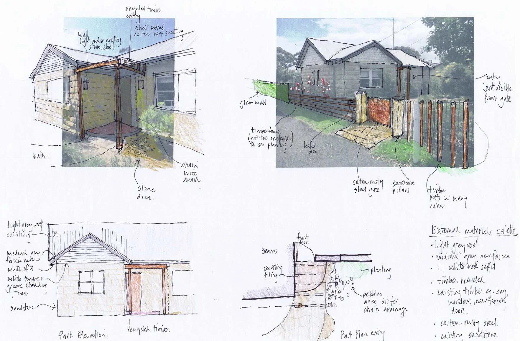 Giving the cottage in Newport street appeal