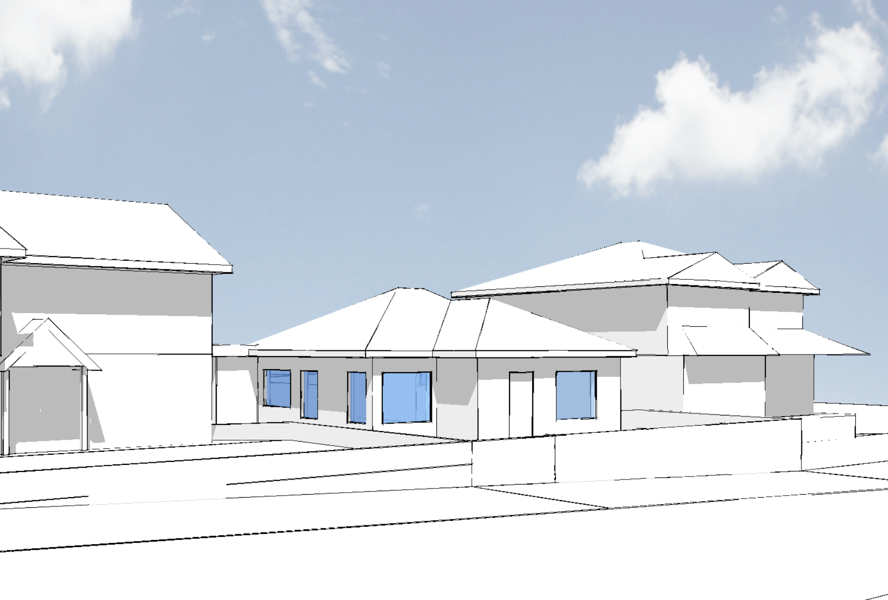 The existing single storey cottage