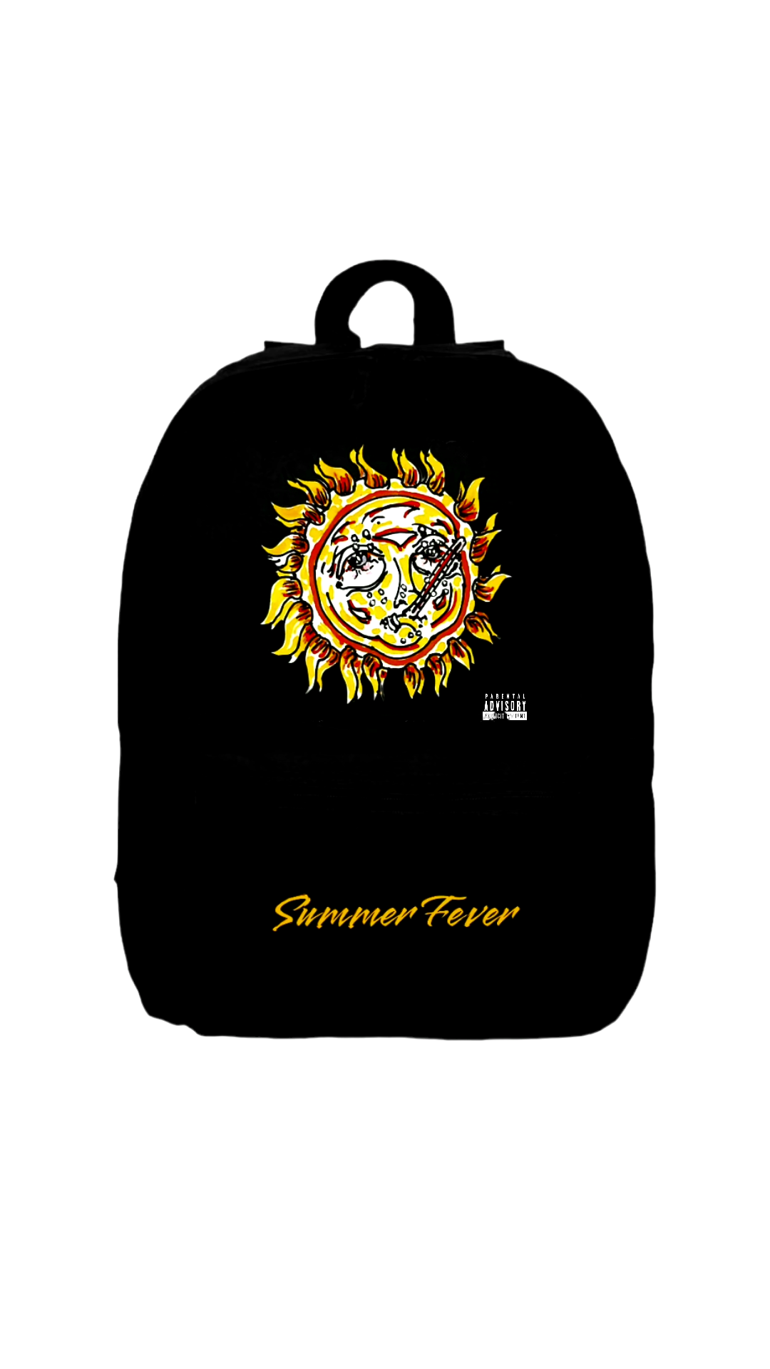 "SUMMER FEVER" NYLON ZIPPER BACKPACK