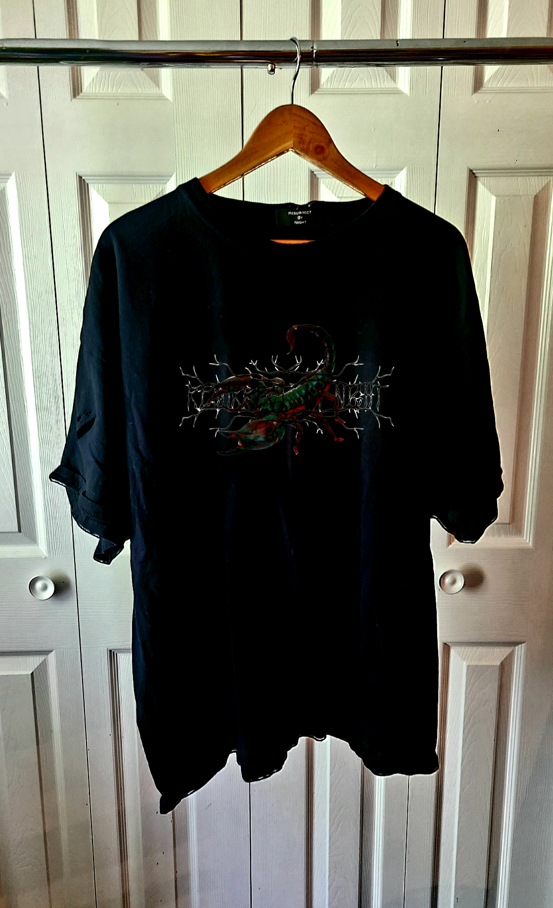 "Black Scorpion" resurrect metal band t-shirt.