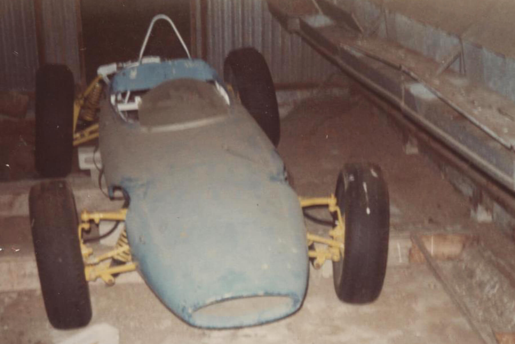 The original car as found in an old chook shed in Werribee.