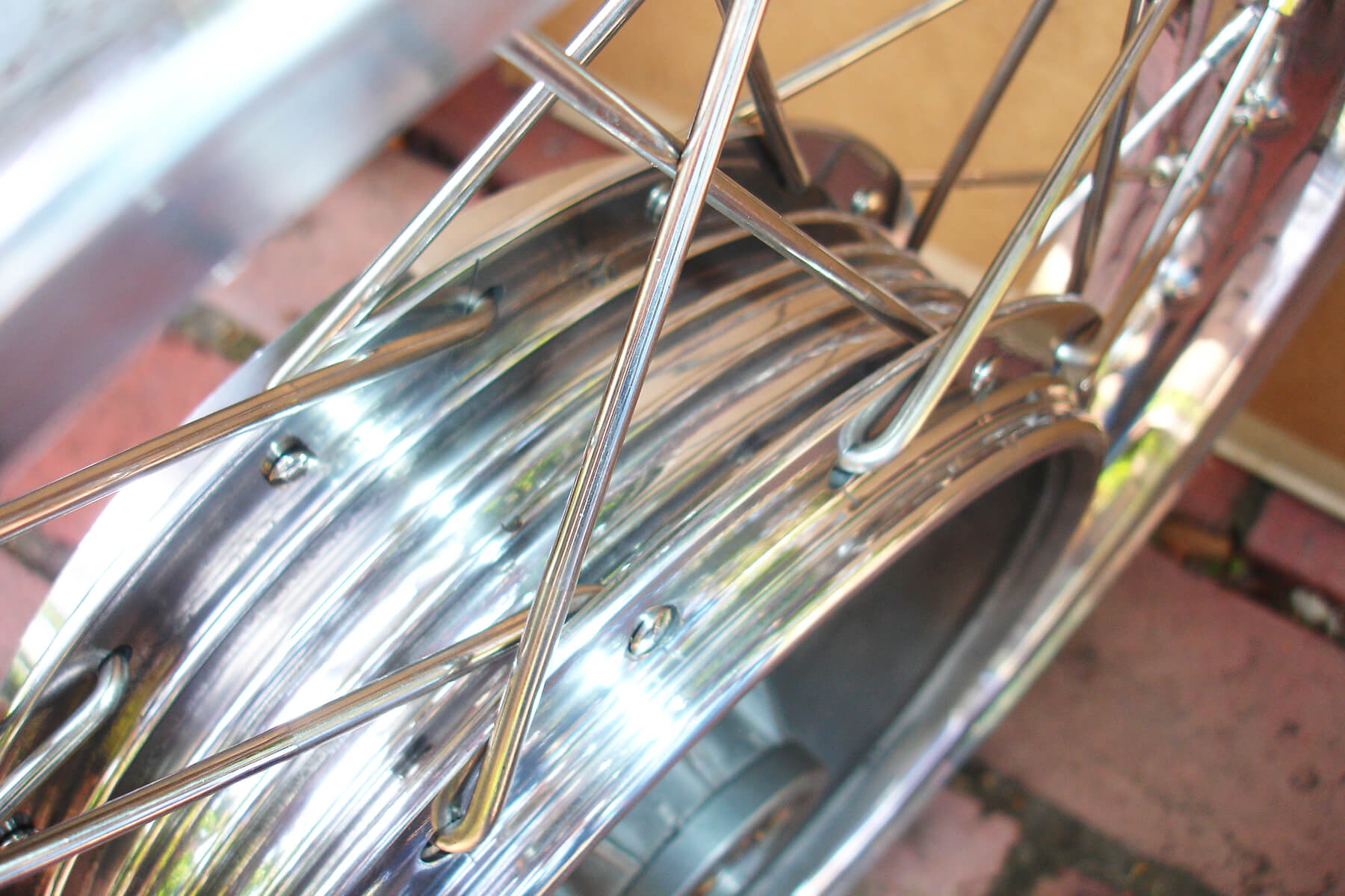 Polished all over.