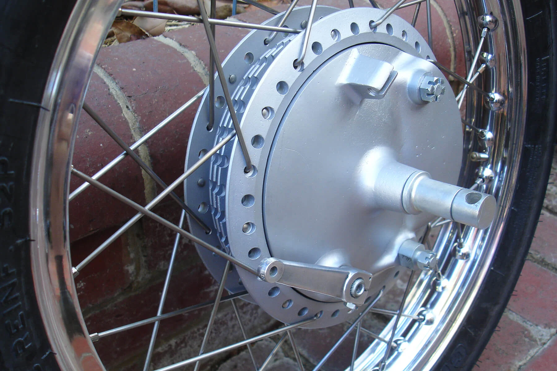 Kawasaki A1R rear hub.