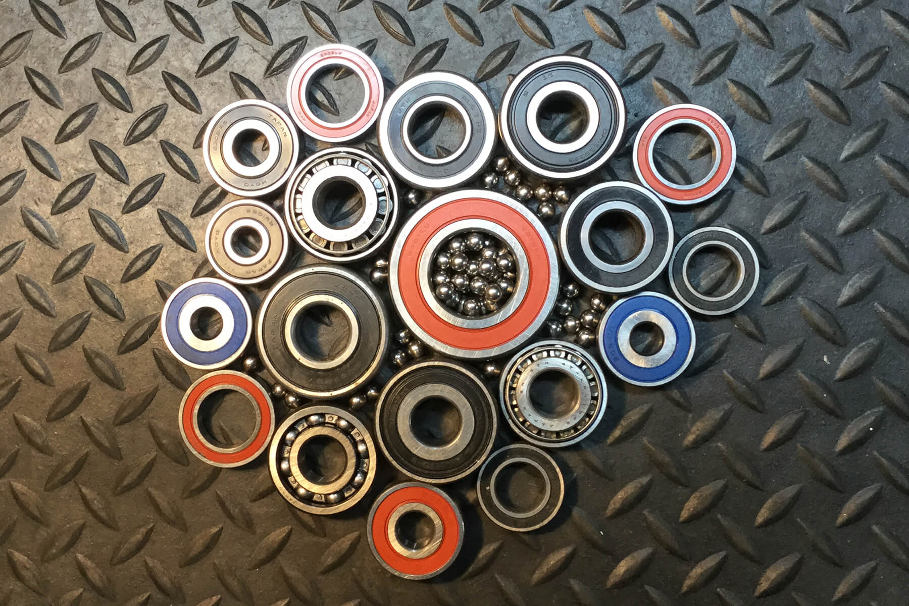 Radial and Roller Bearings.